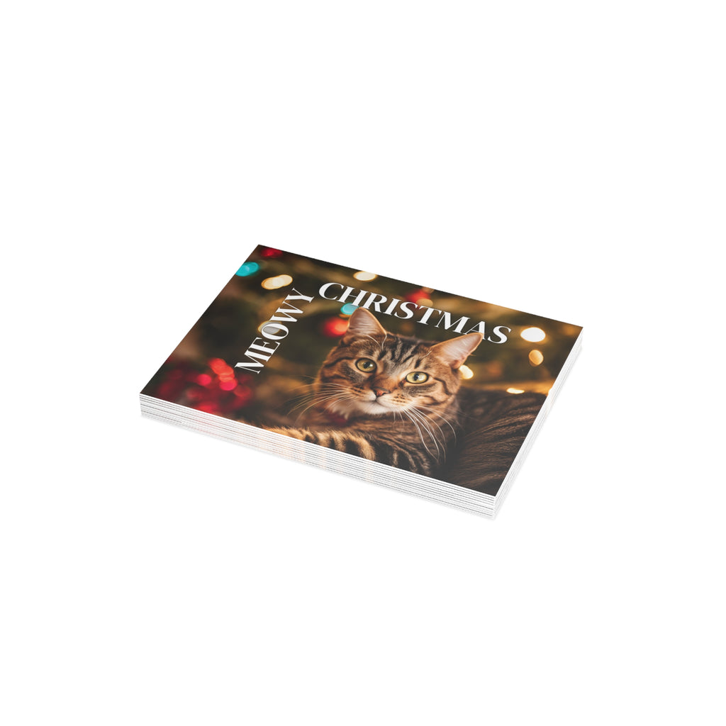 Meowy Christmas Postcard Bundles (envelopes included)