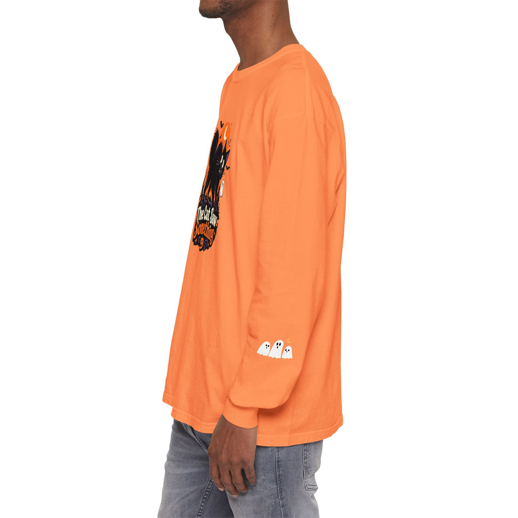 The Cat Saw Something Halloween Long Sleeve Shirt