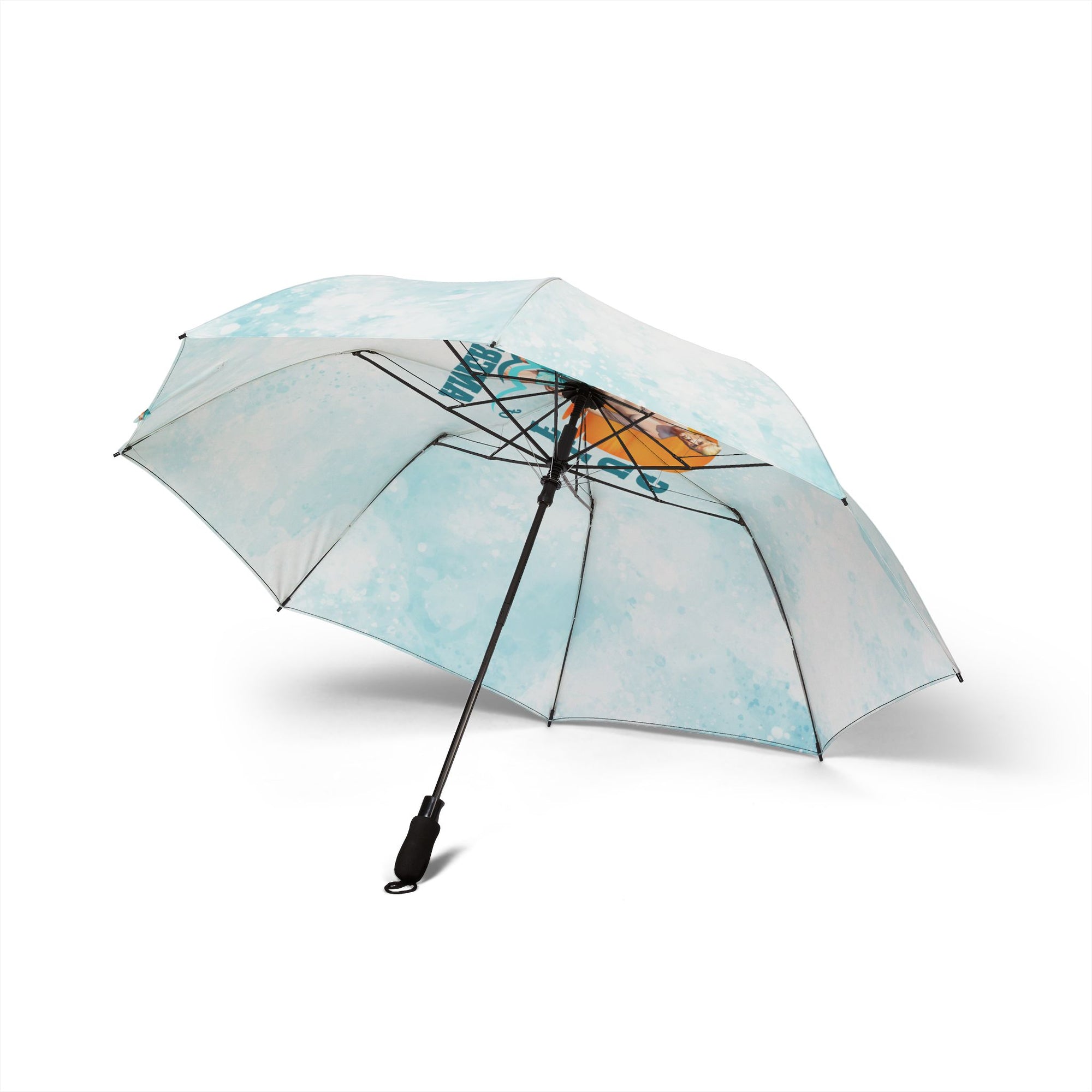 Colorful Foldable Umbrella with Trump's Gulf Design, Rain Gear