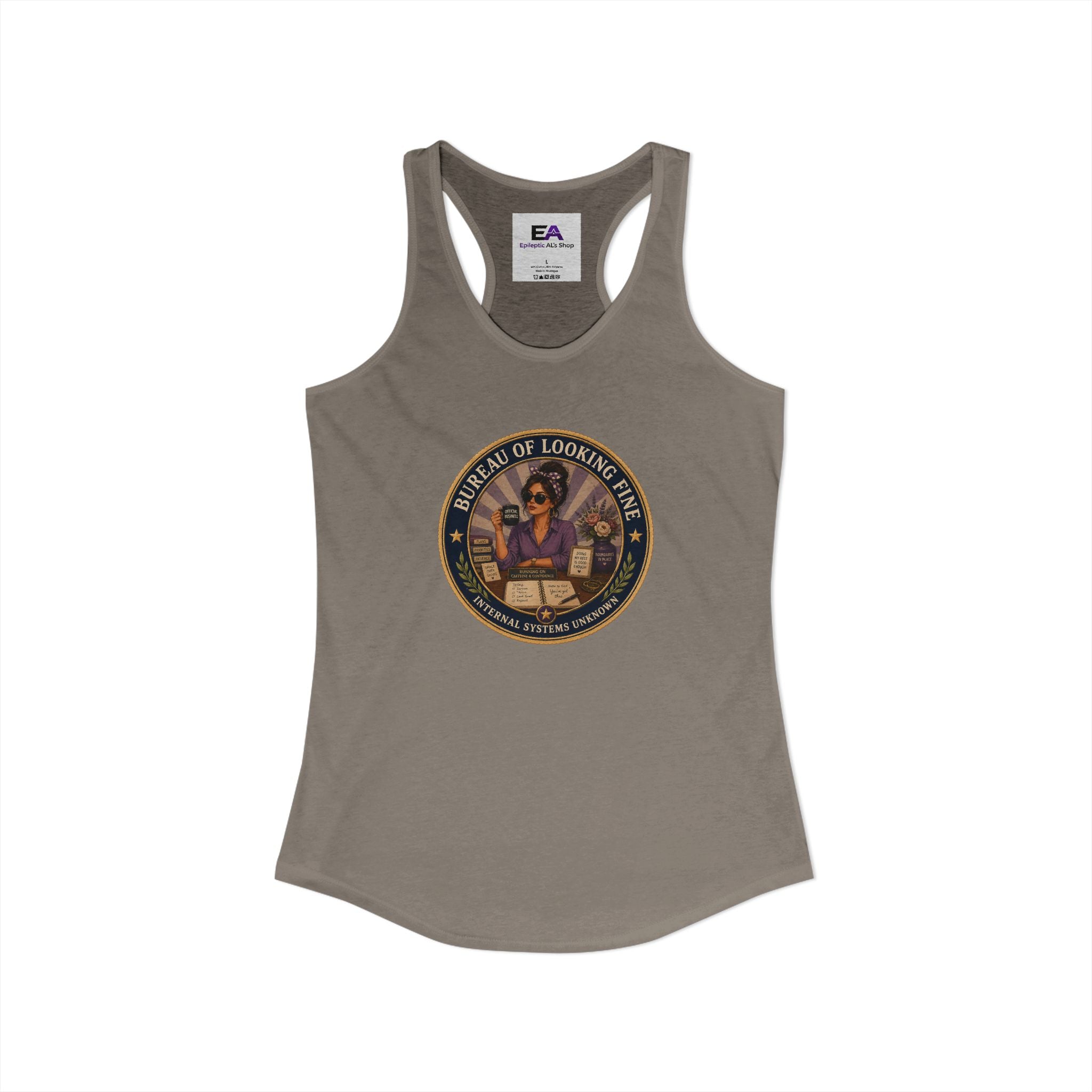 Bureau of Looking Fine Women's Racerback Tank Top – Internal Systems Unknown