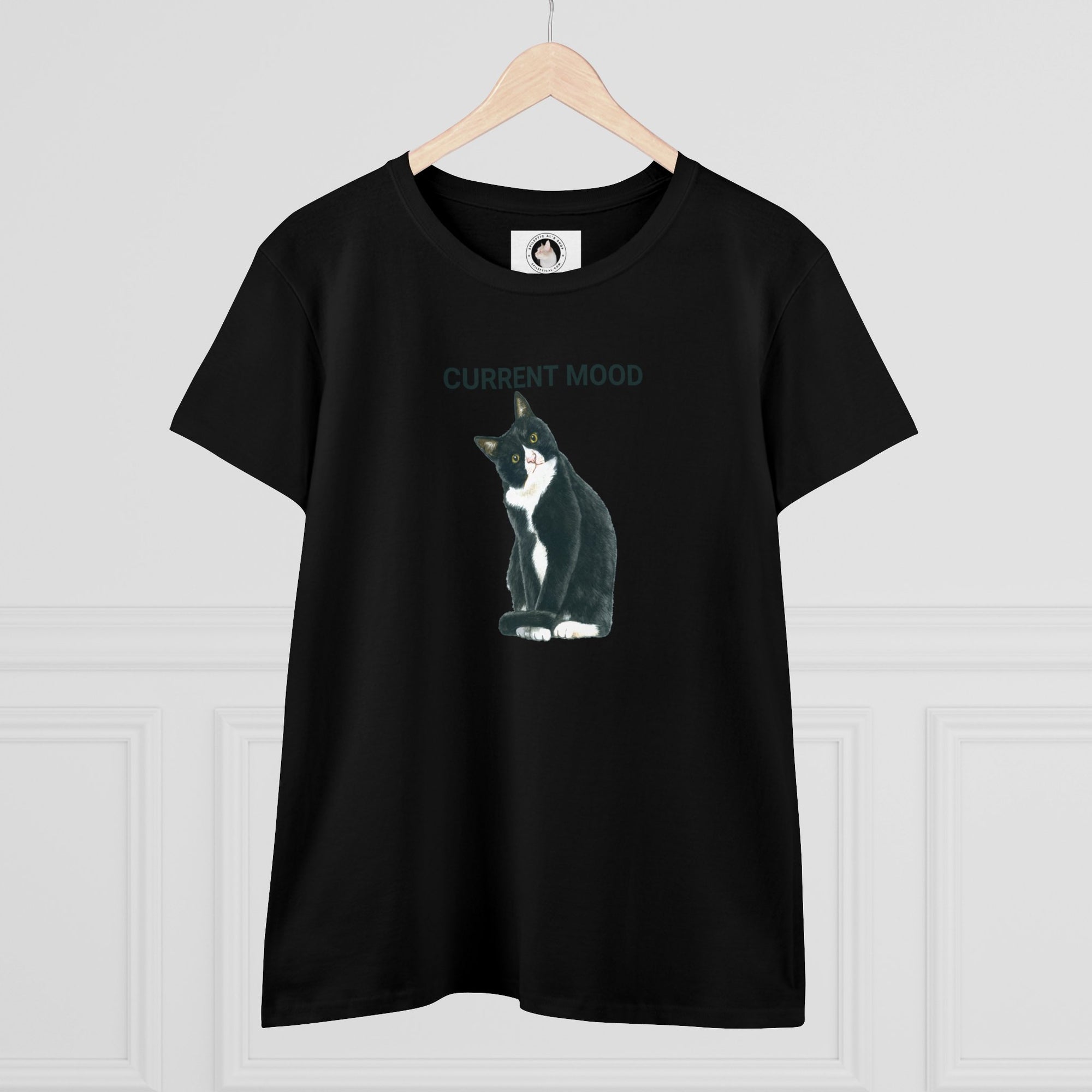 Current Mood: Wha? Women's Midweight Cotton Tee