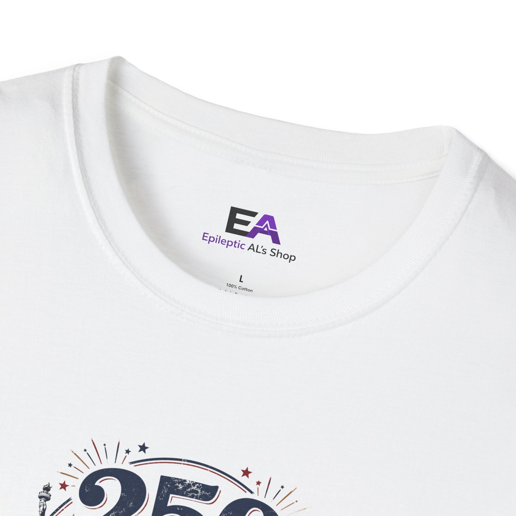 250 Years Later Here We Are T-Shirt | Patriotic Americana Graphic Tee