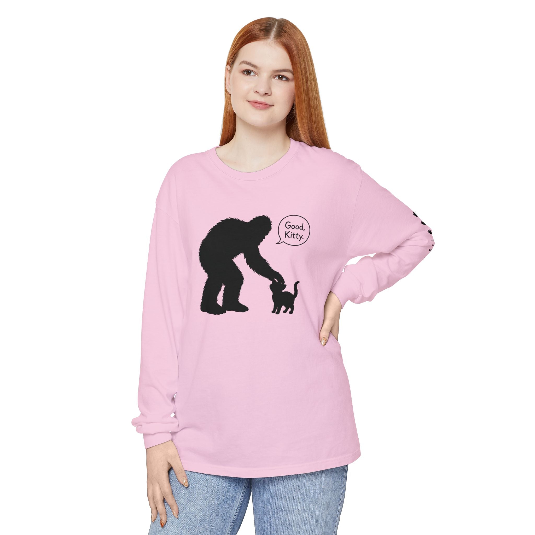 Bigfoot & Kitty “Good, Kitty.” Long Sleeve Shirt