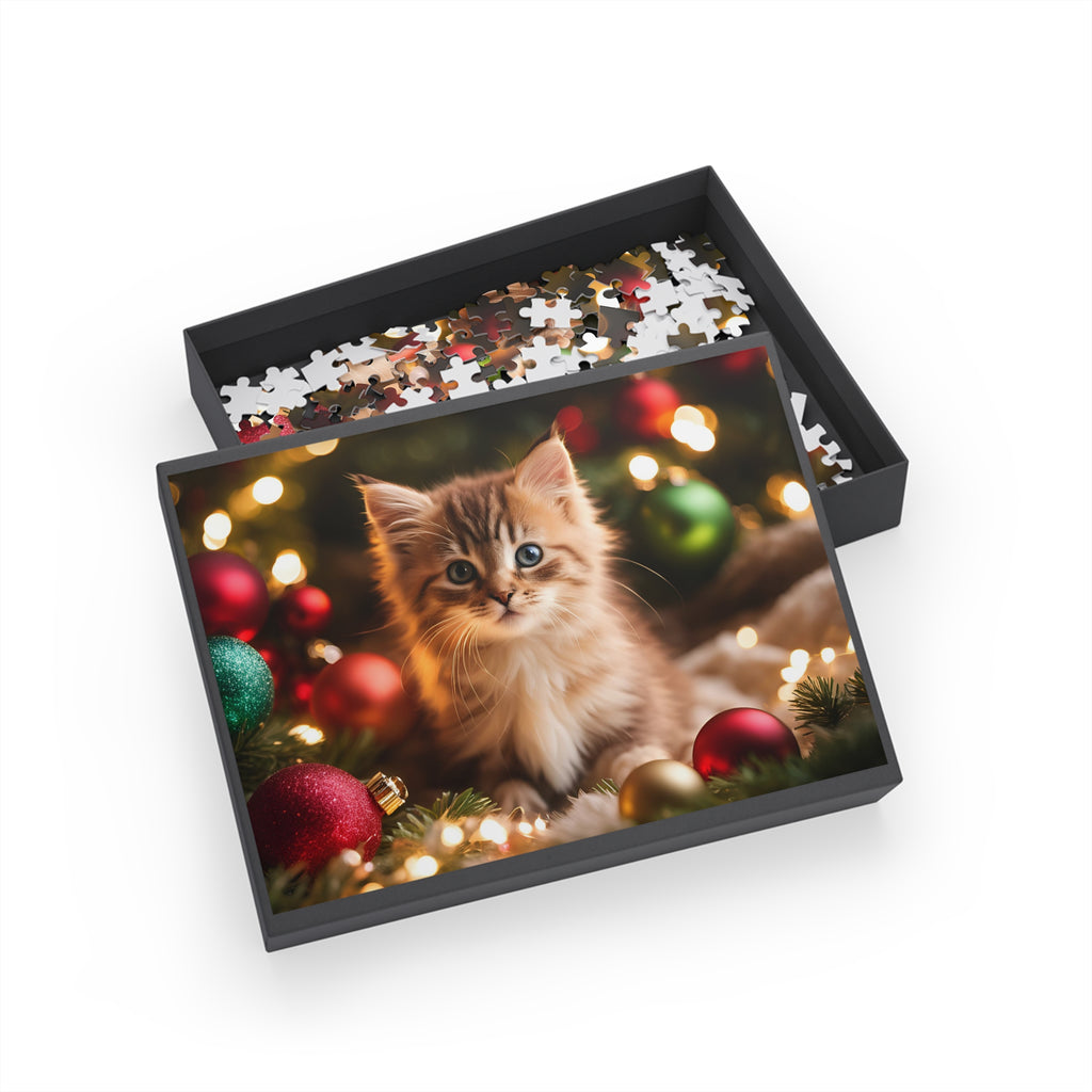 Kitten Christmas Puzzle (96, 252, 500, 1000-Piece)