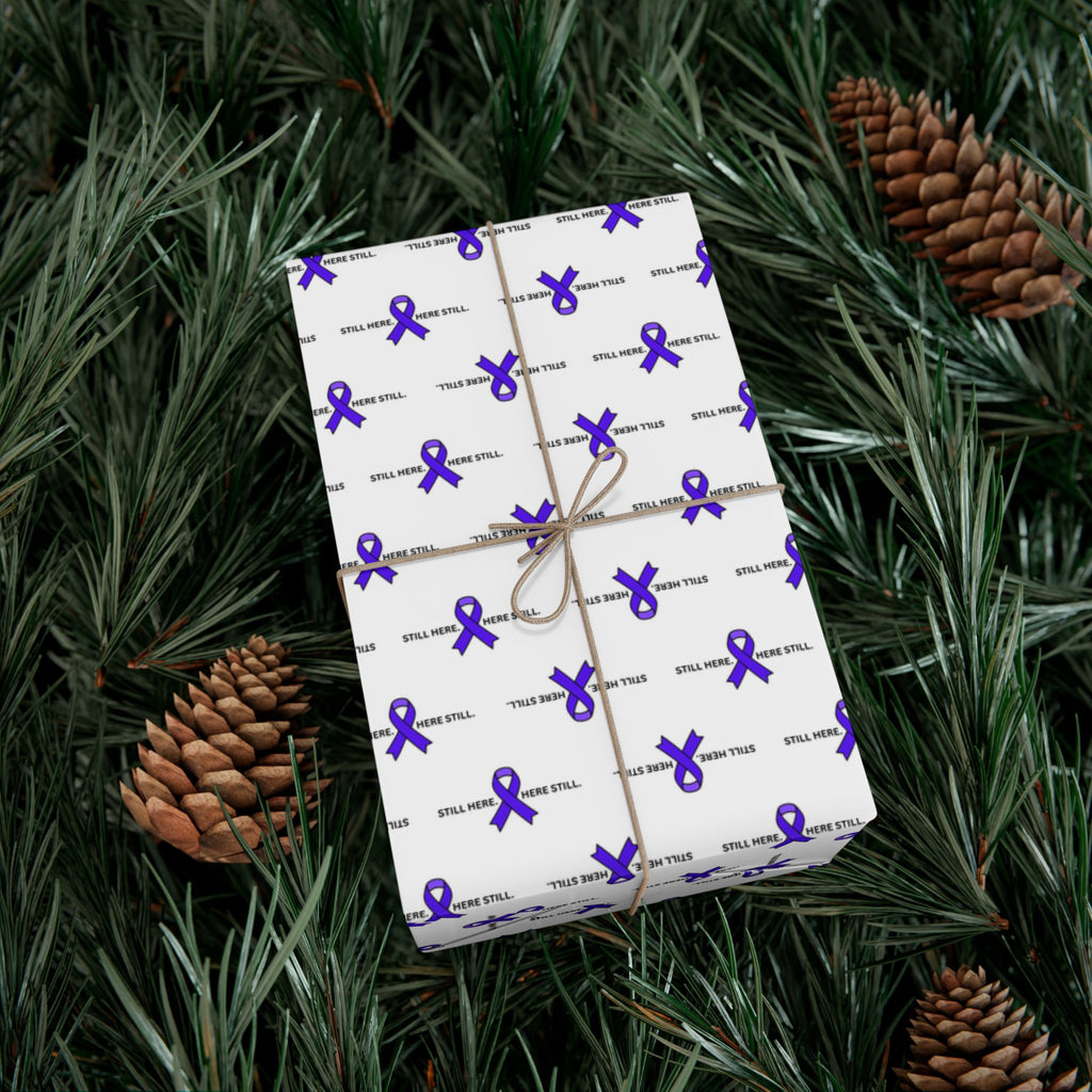 Still Here. Here Still. Gift Wrap Paper (Epilepsy Awareness)