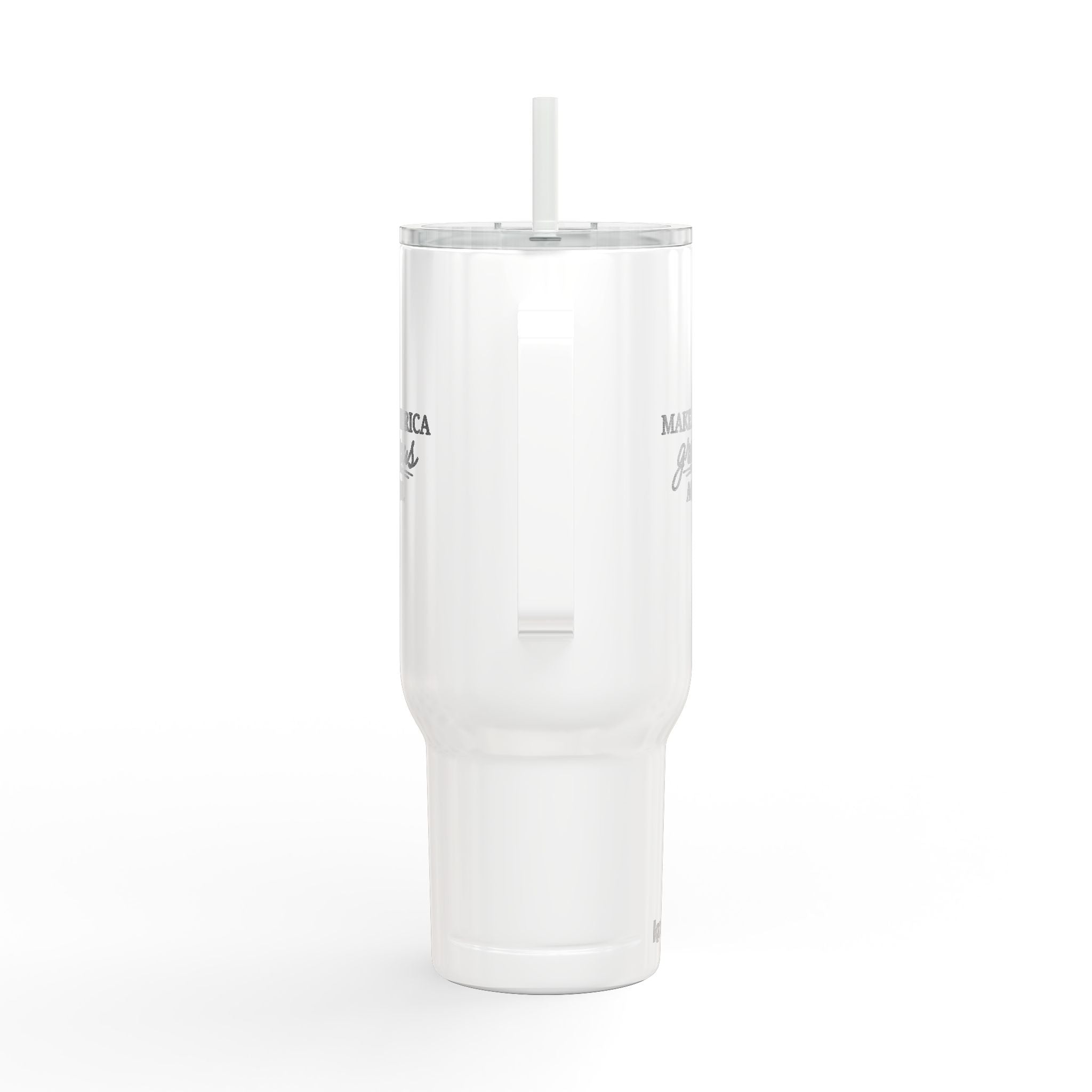 Make America Gracious Again 40oz Insulated Tumbler – Engraved Travel Mug with Handle