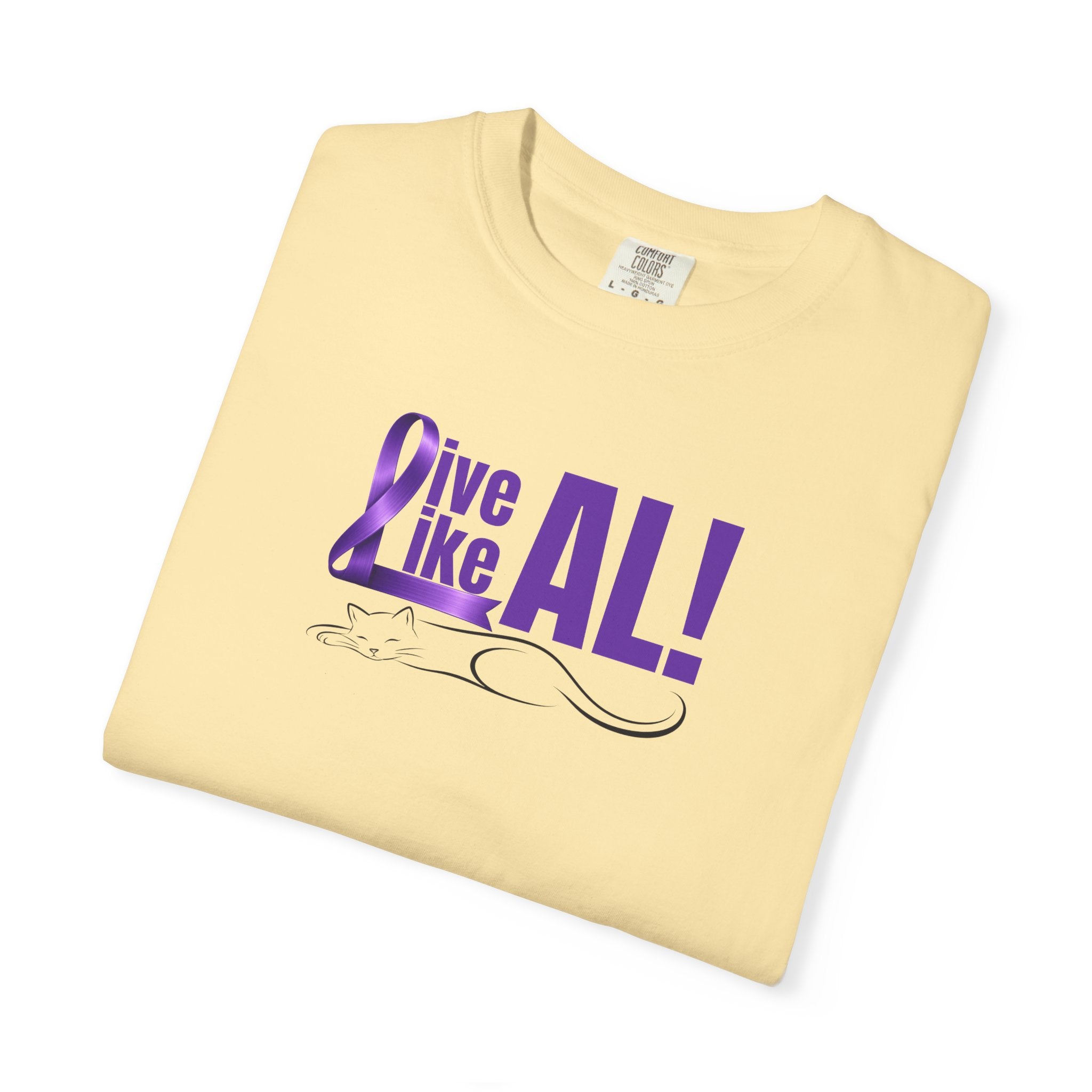 Live Like AL T-Shirt – Epilepsy Awareness Cat Tee