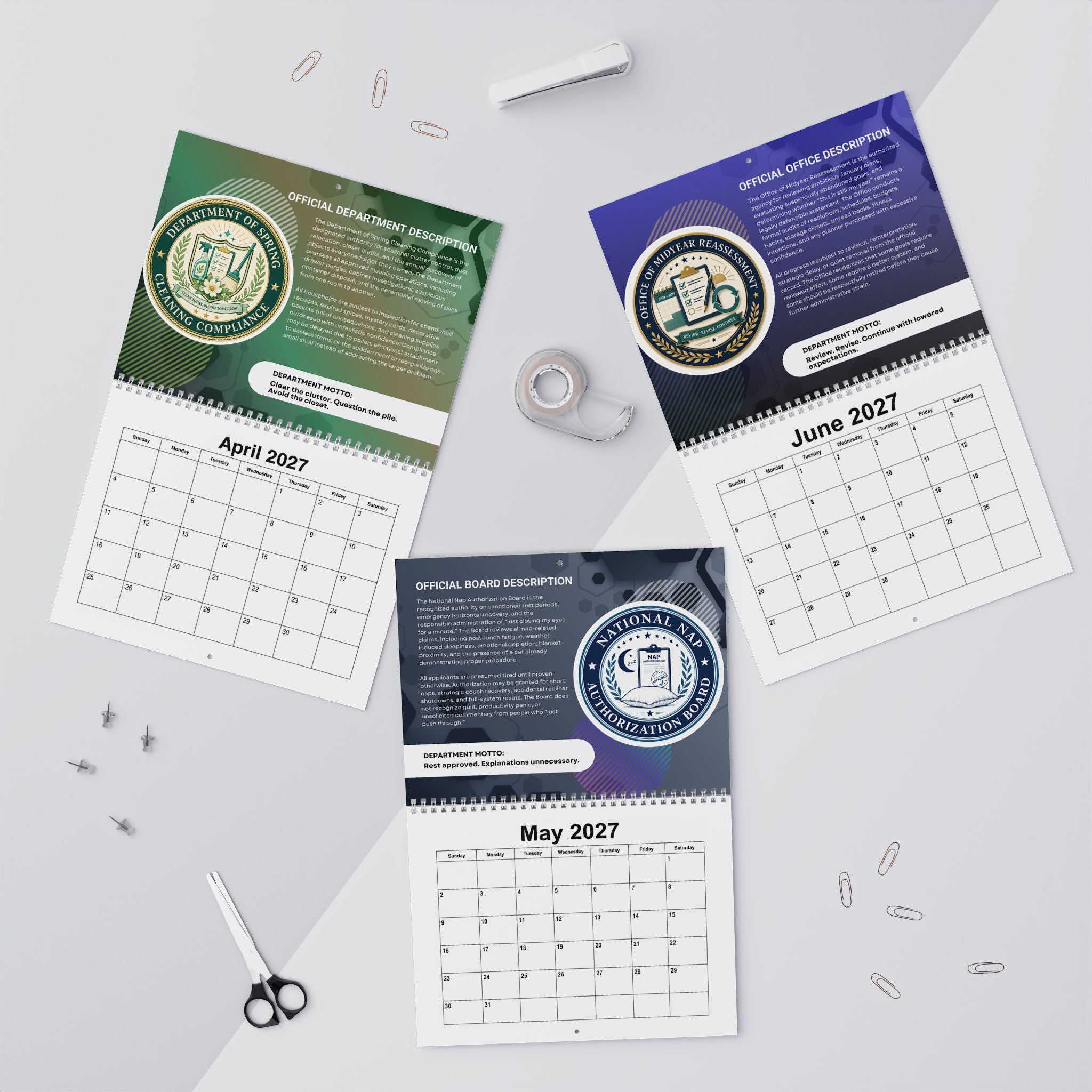 The Officially Unofficial 2027 Wall Calendar