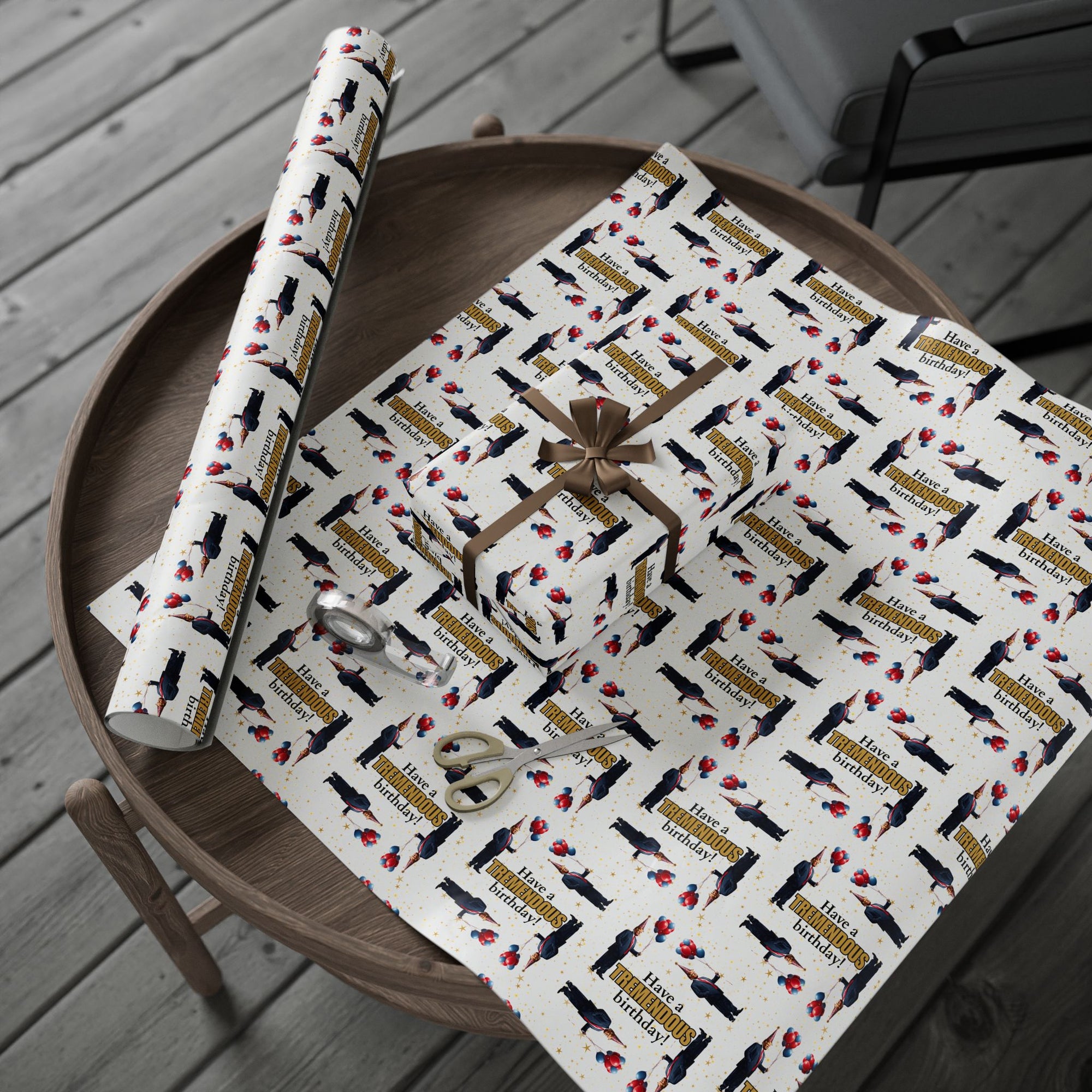 Tremendous Trump Birthday Wrapping Paper