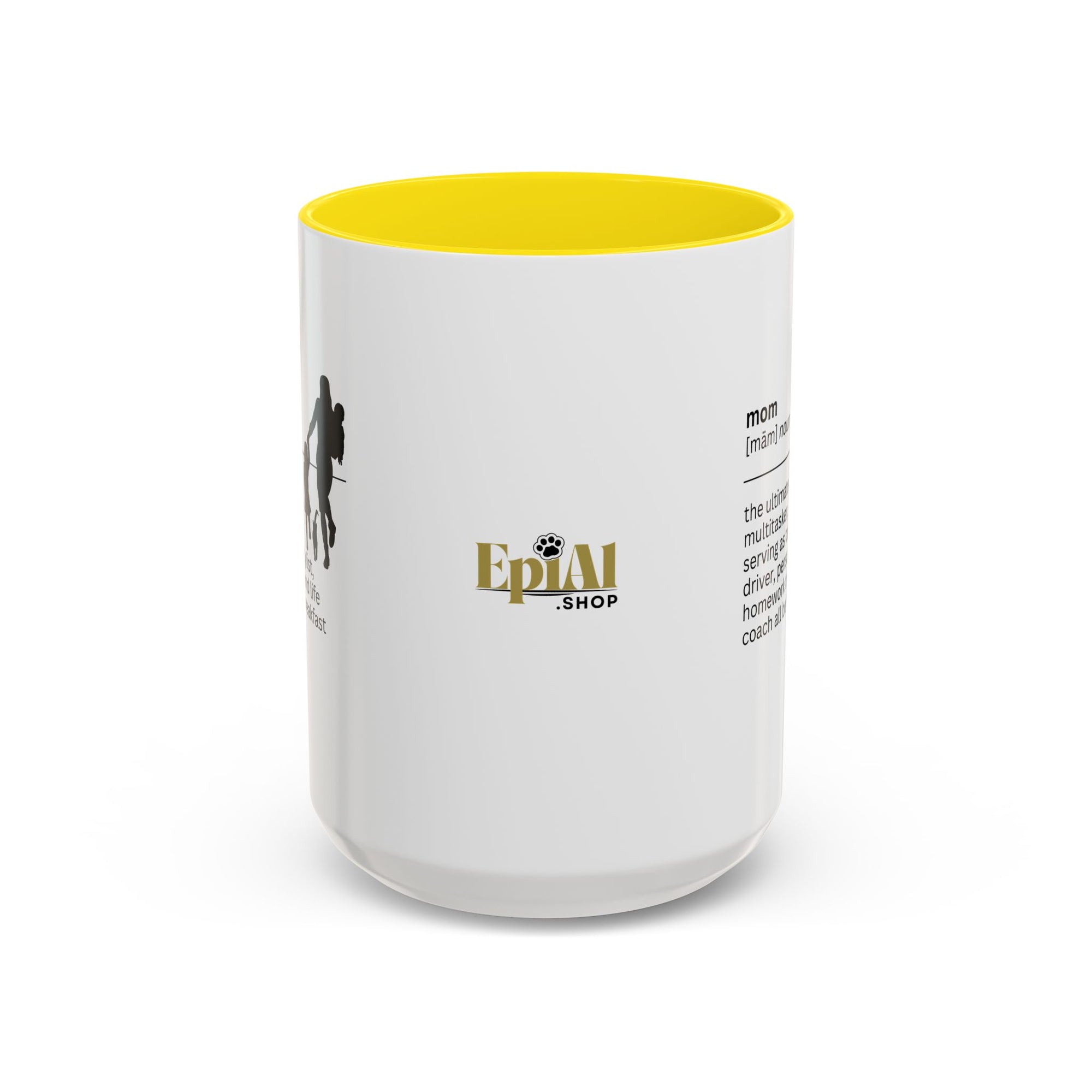 Mom Multitasker Accent Coffee Mug - Perfect Gift for Moms