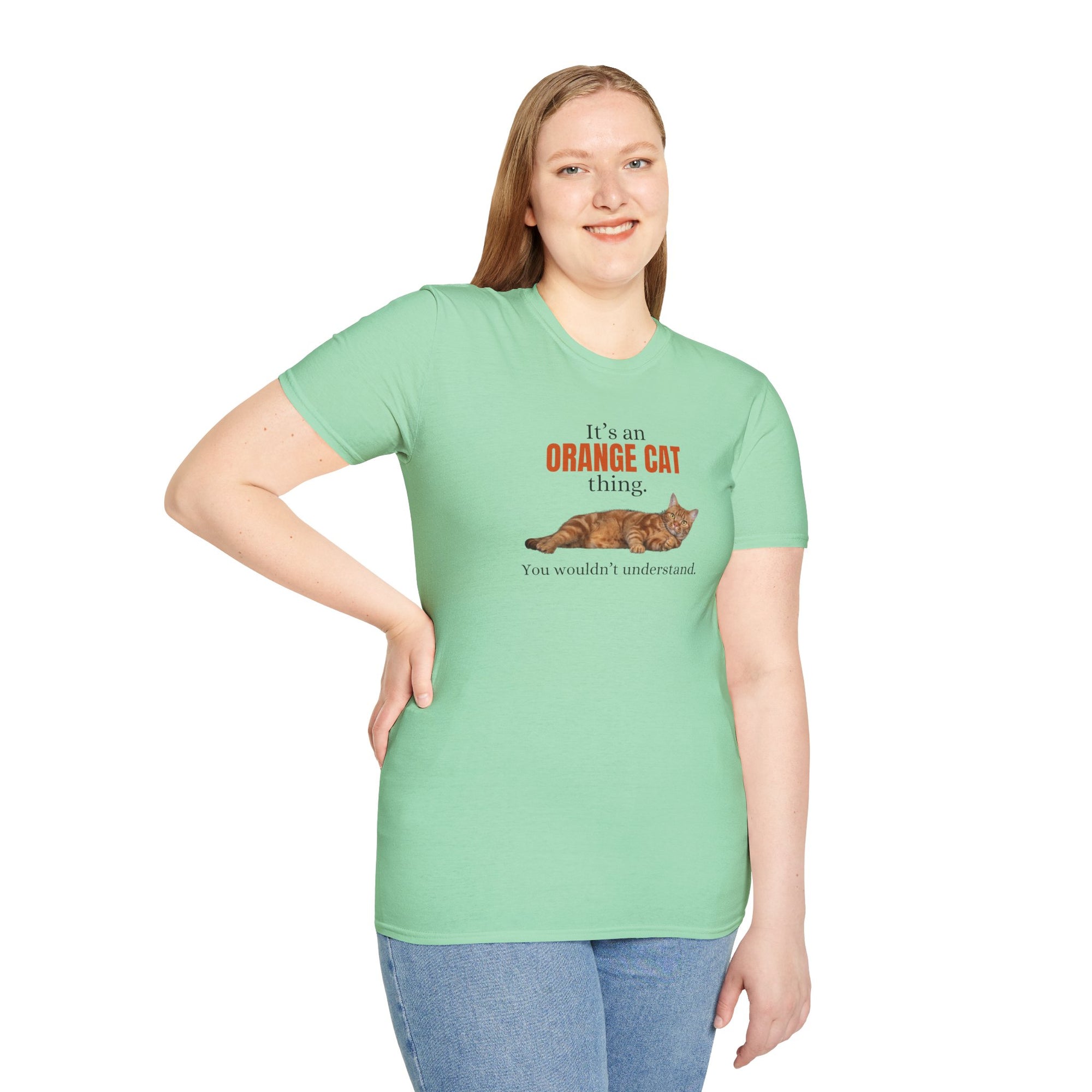 It's an Orange Cat Thing Unisex Softstyle T-Shirt