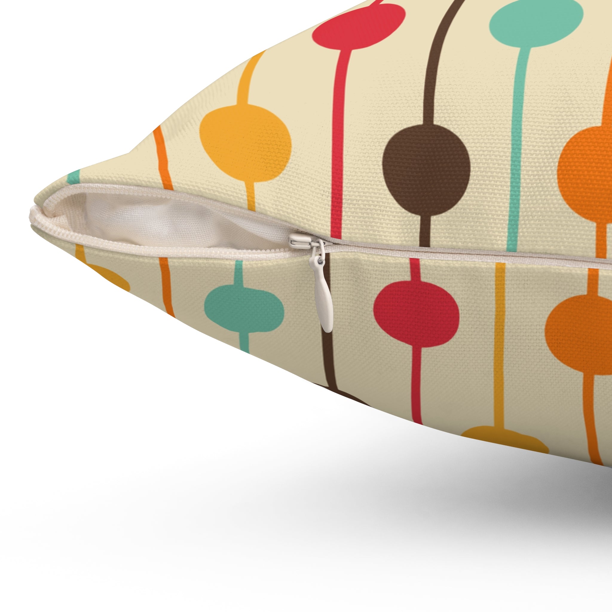 Mid-Century Cat Eyes Retro Throw Pillow