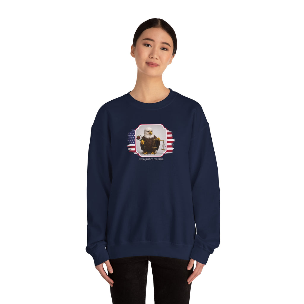 Even Justice Mourns Political Parody Sweatshirt