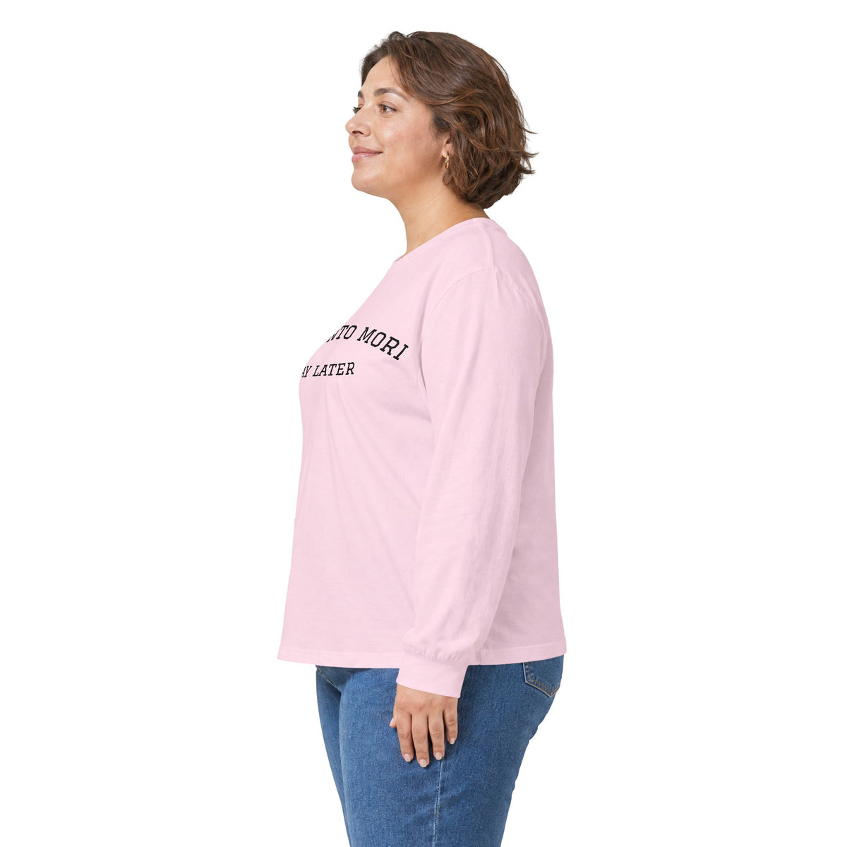 Memento Mori. Pay Later. Long Sleeve T-Shirt | Dark Humor & Existential Dread