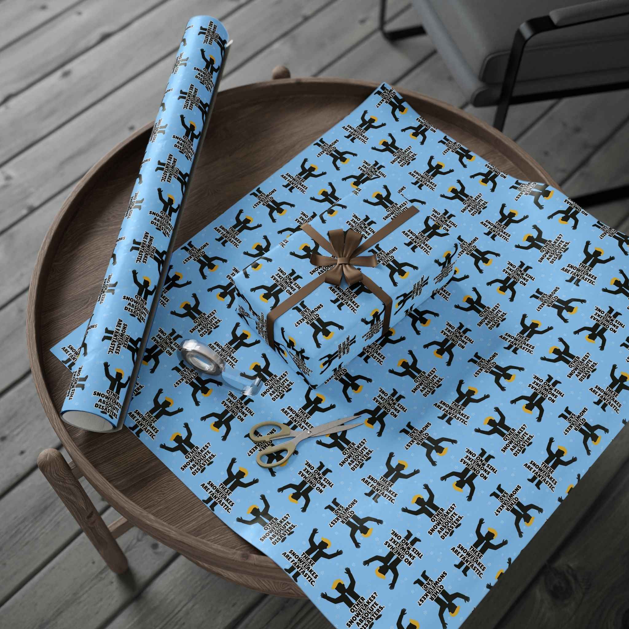 “World-Class Snowflakes” Political Parody Gift Wrap