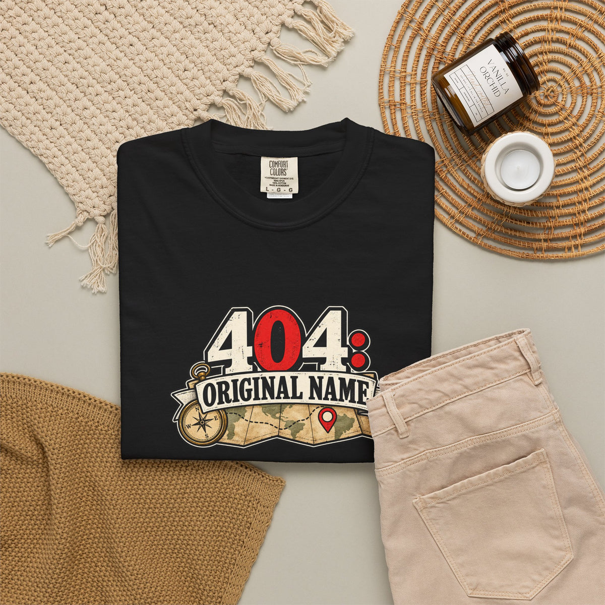 404: Original Name T-Shirt | Funny Geography Renaming Shirt