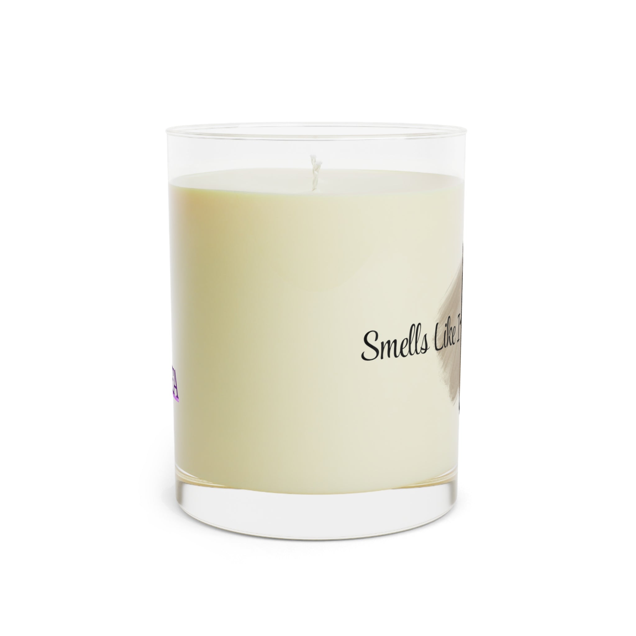 Smells Like I Meant To Clean – Funny Cat Lover Glass Candle