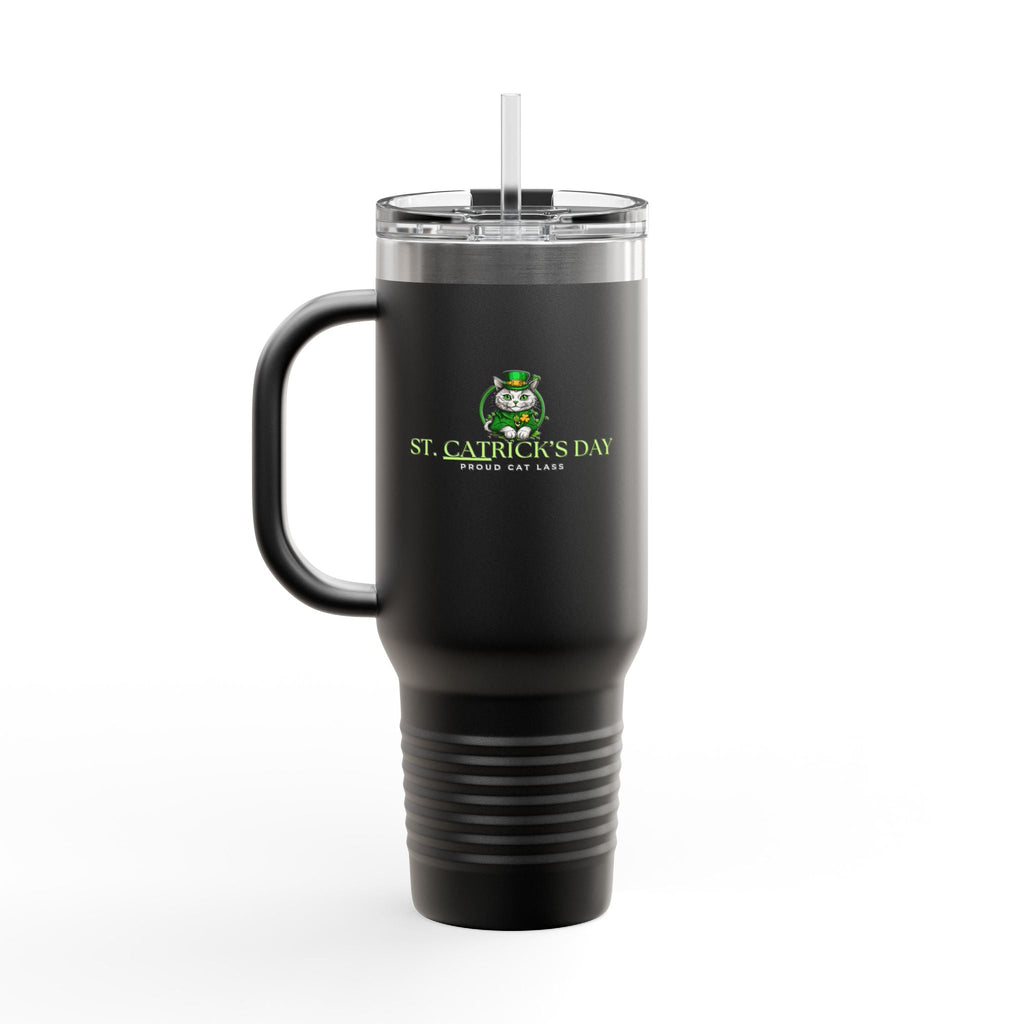 St. Patrick's Day Insulated Travel Mug Printify