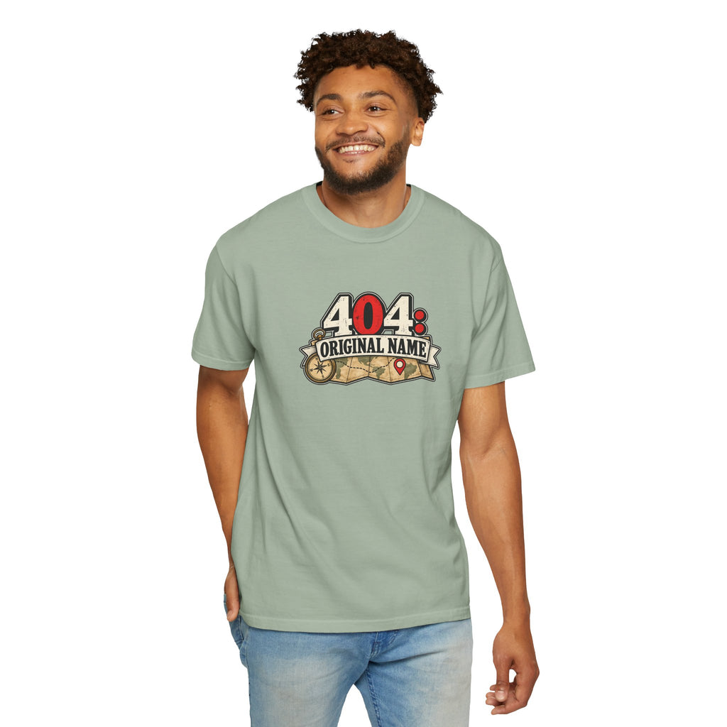 404: Original Name T-Shirt | Funny Geography Renaming Shirt