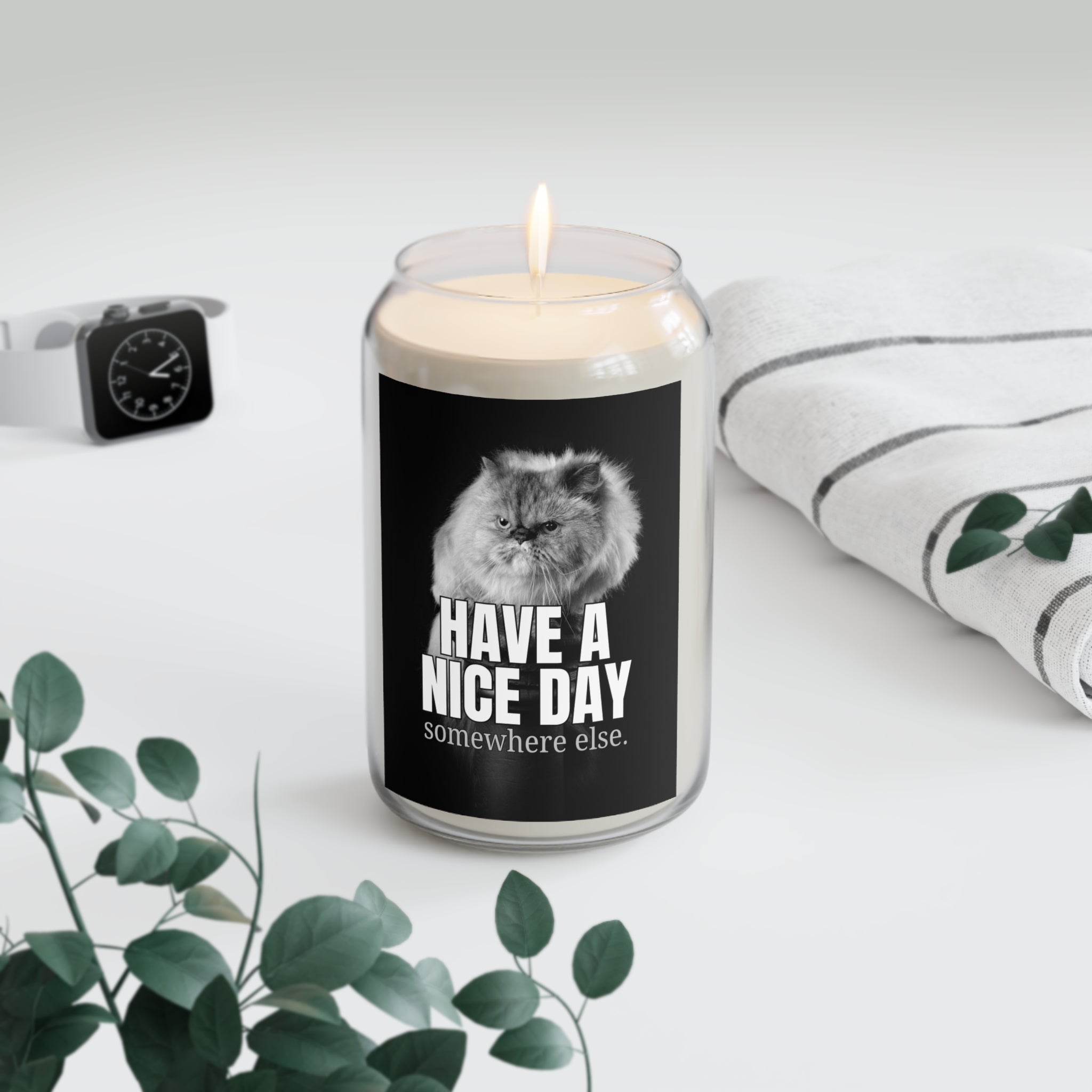 Photo depicting the ​Have a Nice Day Scented Candle, 13.75oz from EpiAl's Shop.
