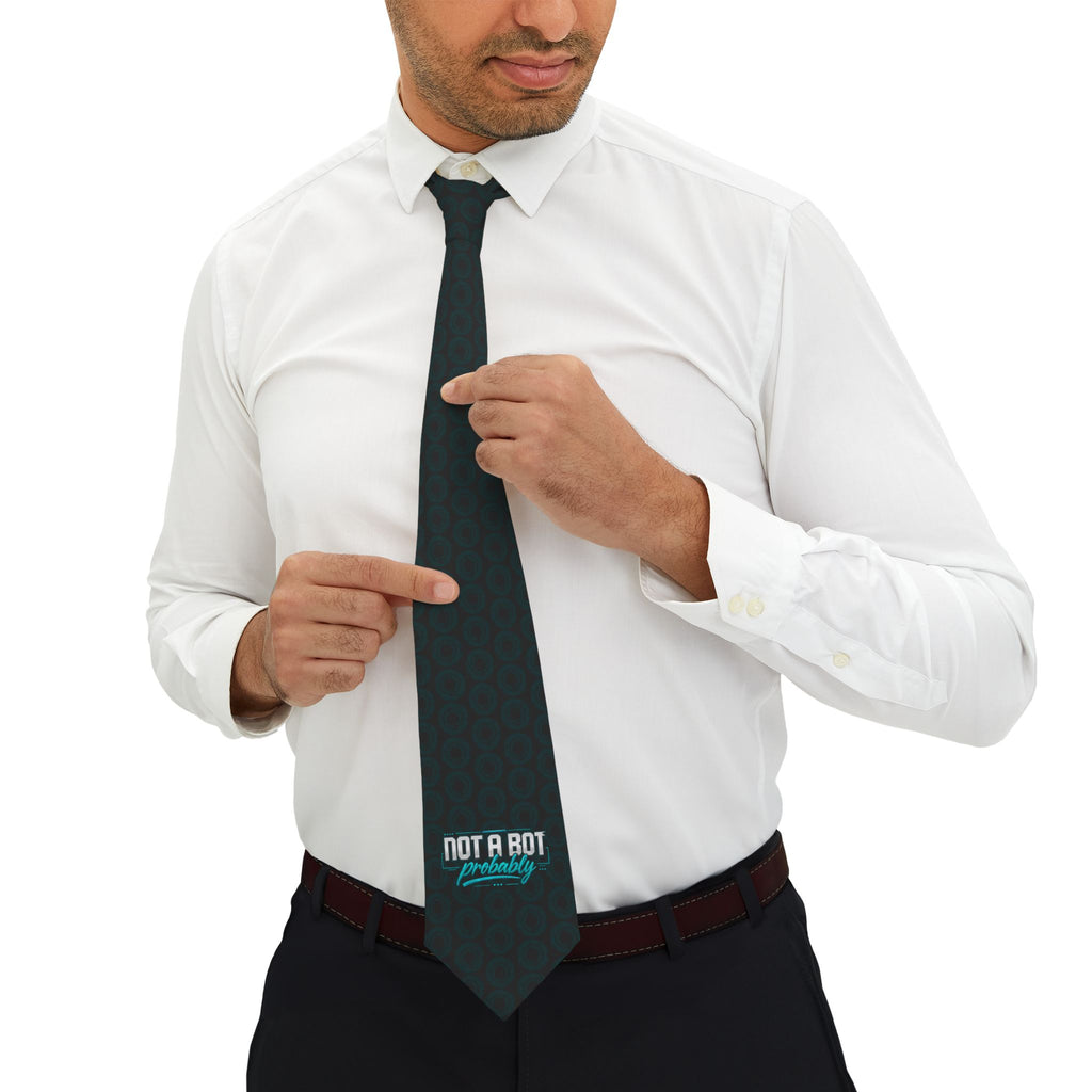 Not a Bot Probably Necktie | Funny AI Tech Tie
