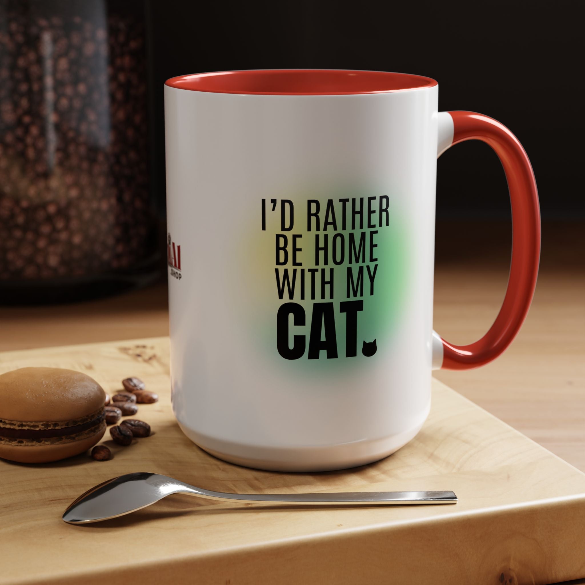 Photo depicting the ​Rather Be Home Accent Coffee Mug (11, 15oz) from EpiAl's Shop.