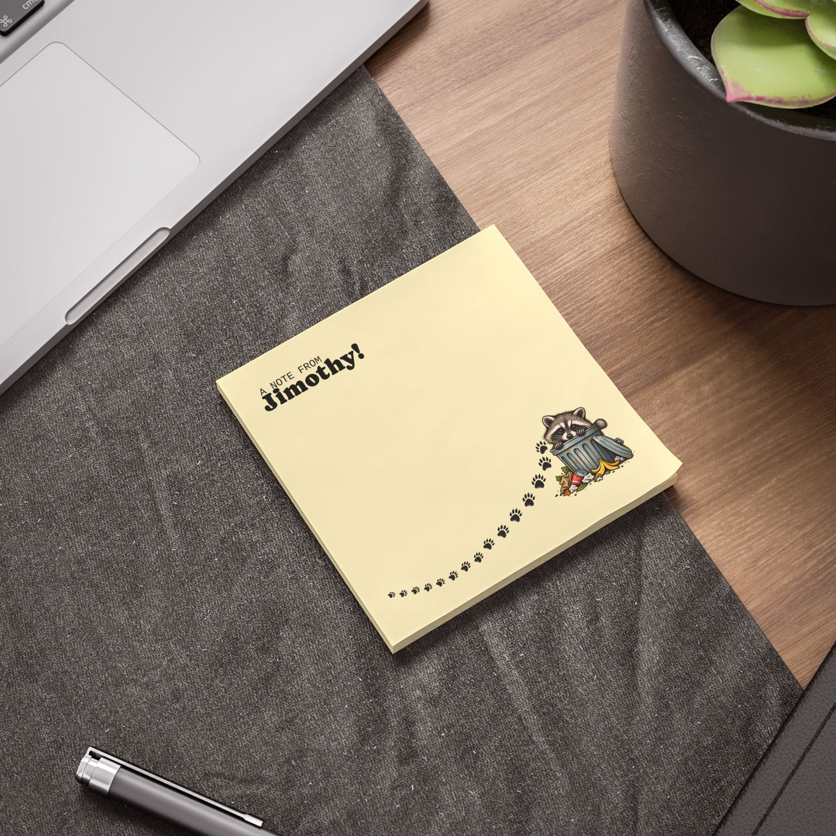 A Note From Jimothy Raccoon Post-it® Notes
