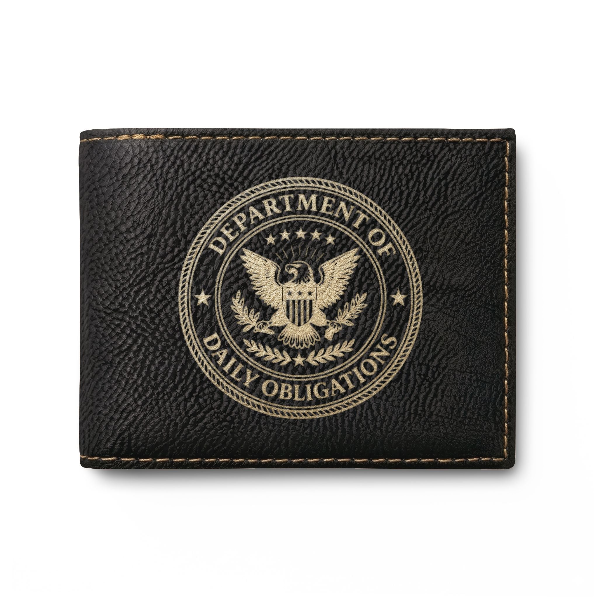 Department of Daily Obligations RFID Wallet | Operating Under Minimal Enthusiasm Bifold Wallet