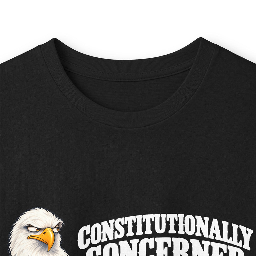 Constitutionally Concerned Bald Eagle Long Sleeve T-Shirt | Patriotic Humor