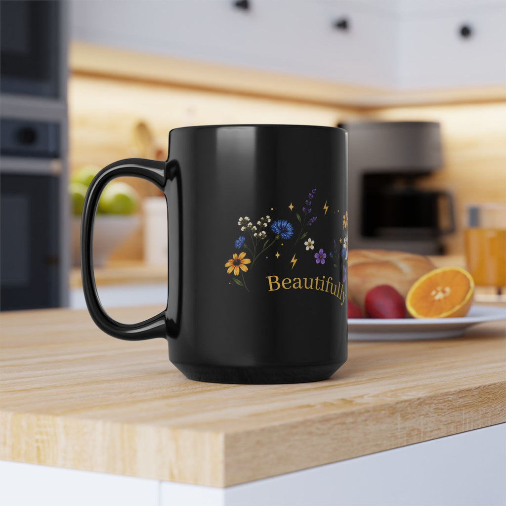 Beautifully Electric Epilepsy Awareness Black Mug (11oz/15oz)