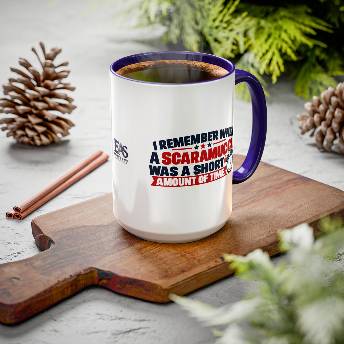 I Remember When a Scaramucci Was a Short Amount of Time | Political Humor Coffee Mug