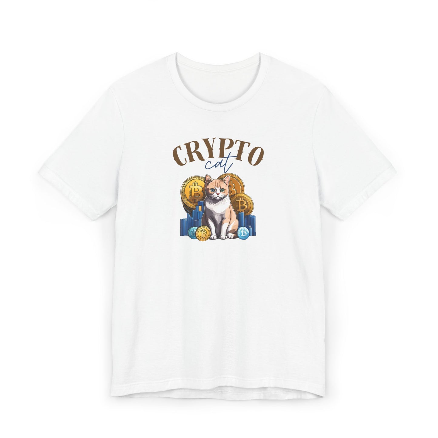Crypto Cat Unisex Jersey T - Shirt - T - Shirt - Epileptic Al’s Shop