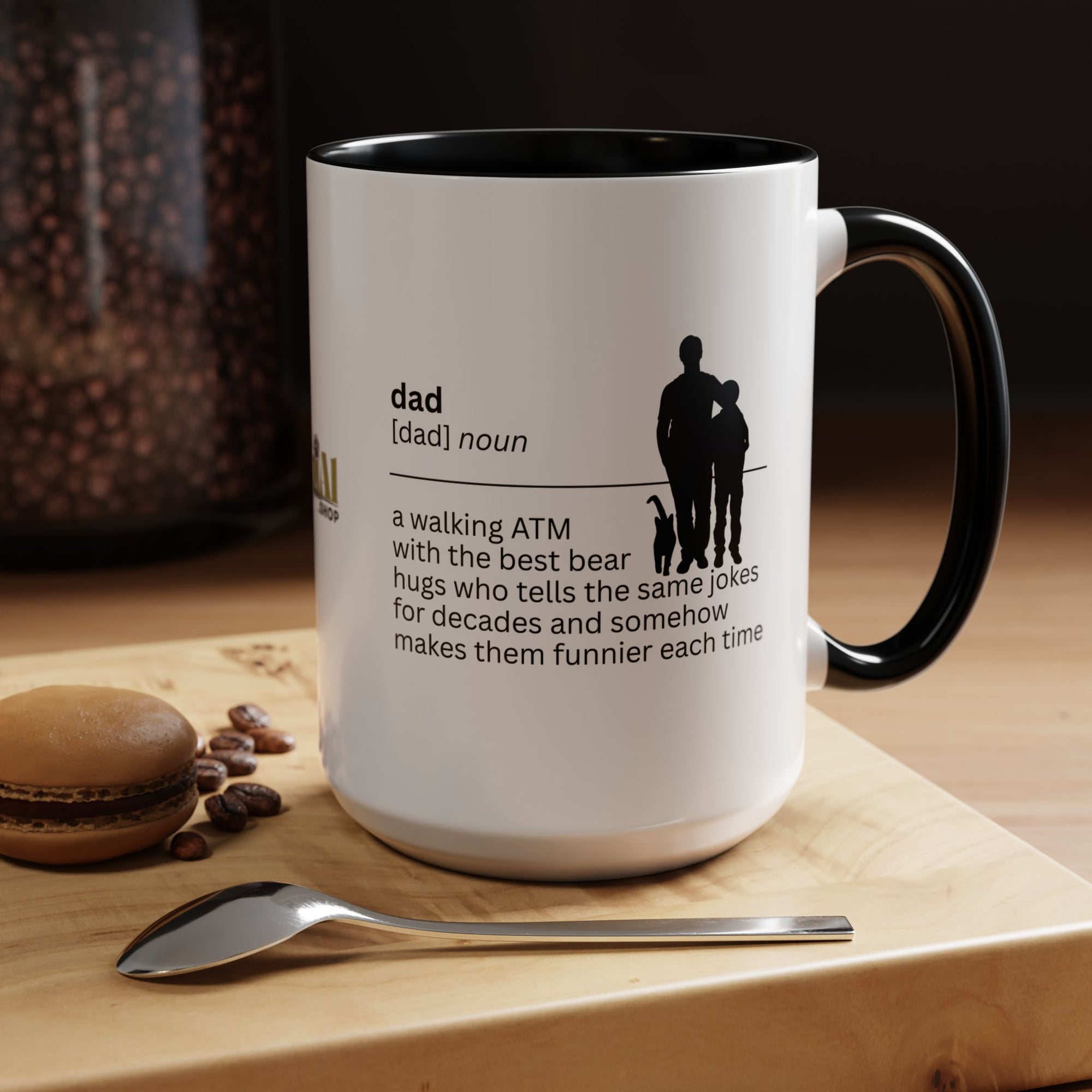 Dad ATM Accent Coffee Mug - Perfect Gift for Dads