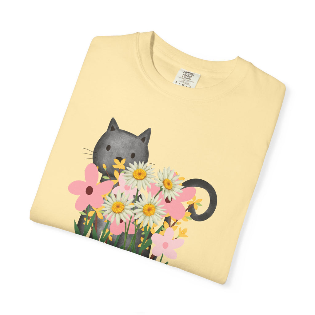 Women’s Floral Cat T-Shirt