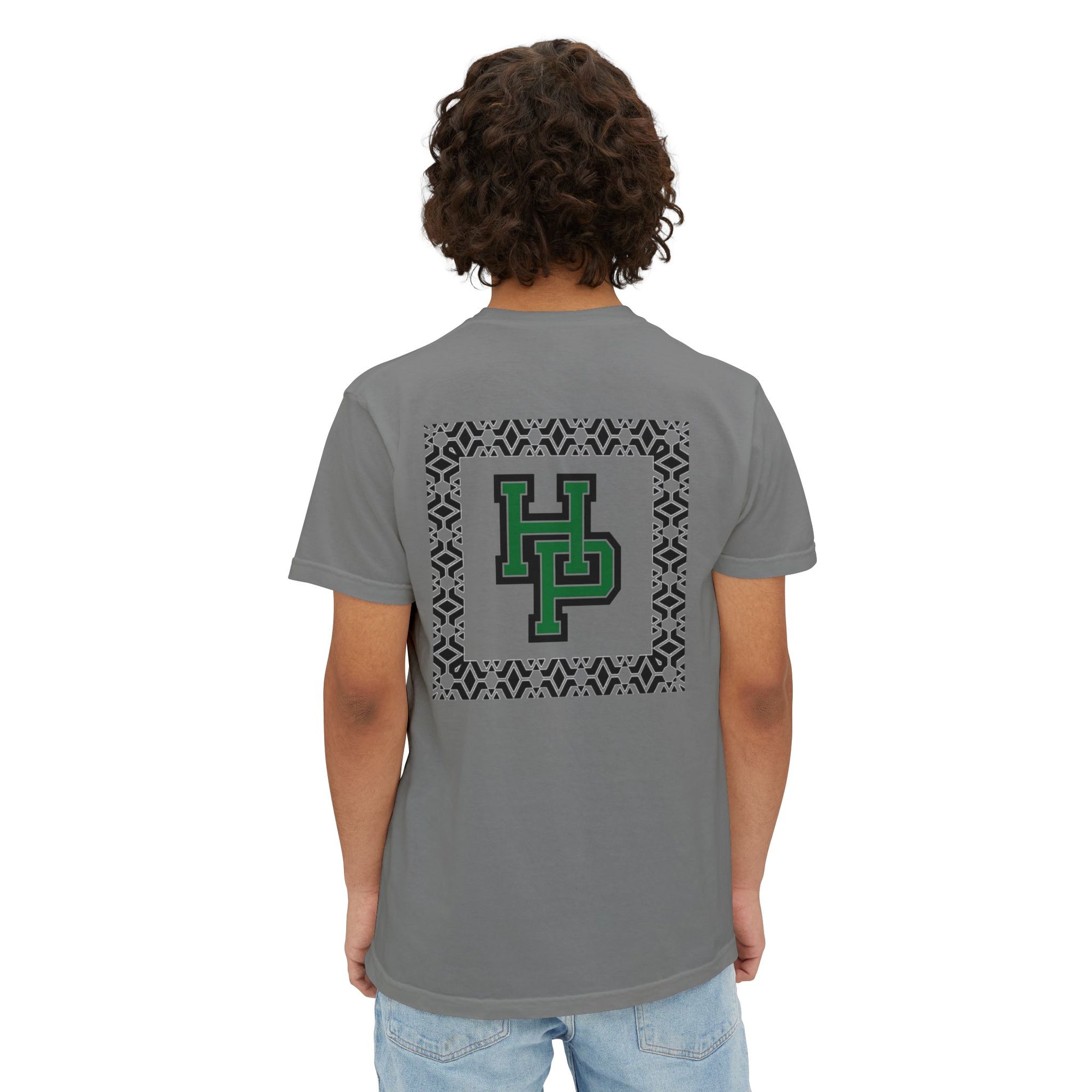 Trendy HP Broncos Unisex Garment-Dyed Pocket T-Shirt