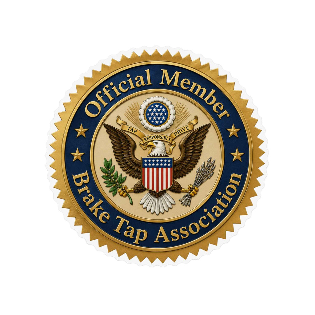 Official Member, Brake Tap Association Bumper Magnet | Funny Driver Badge Magnet