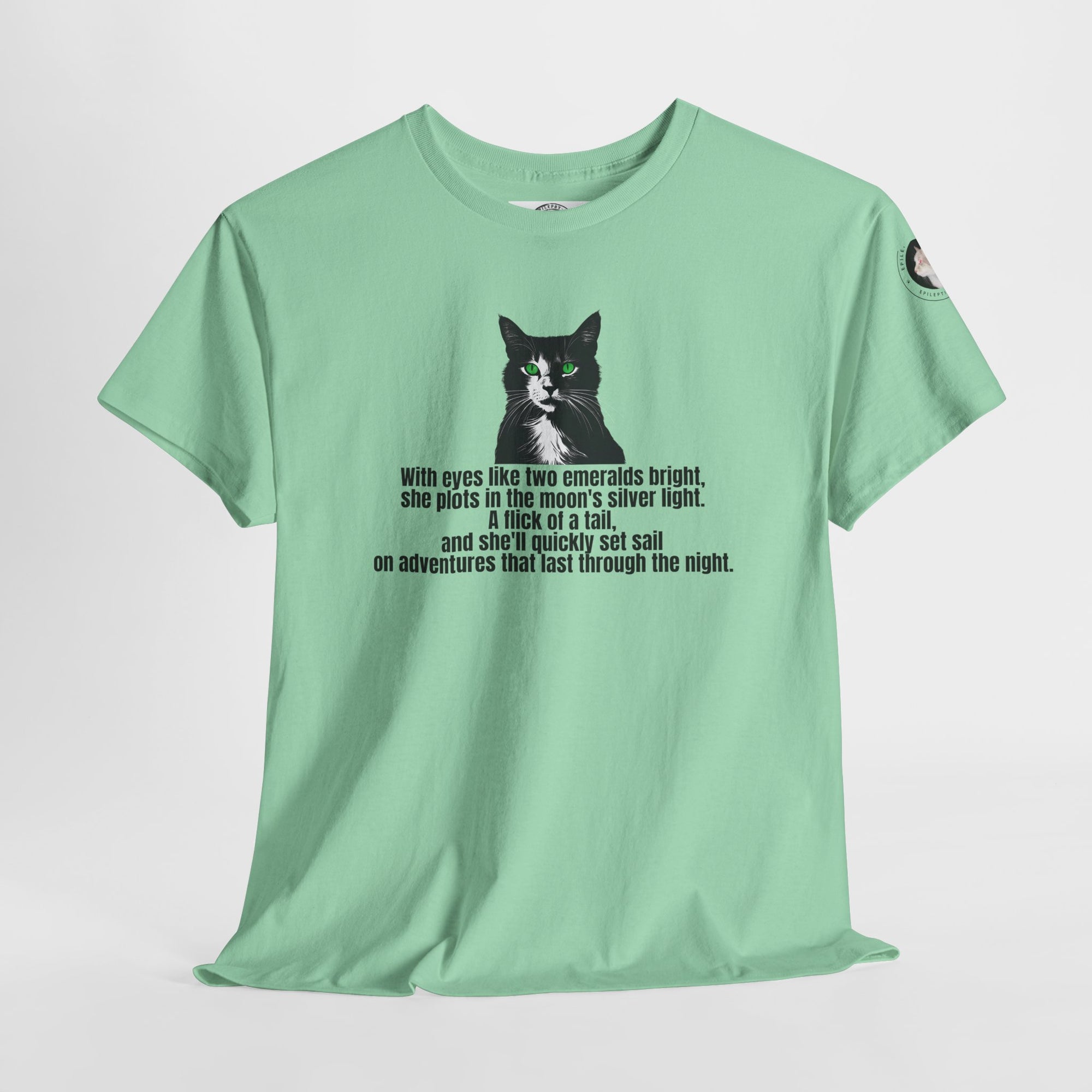 Emerald Eyed Mischief Unisex Heavy Cotton Tee