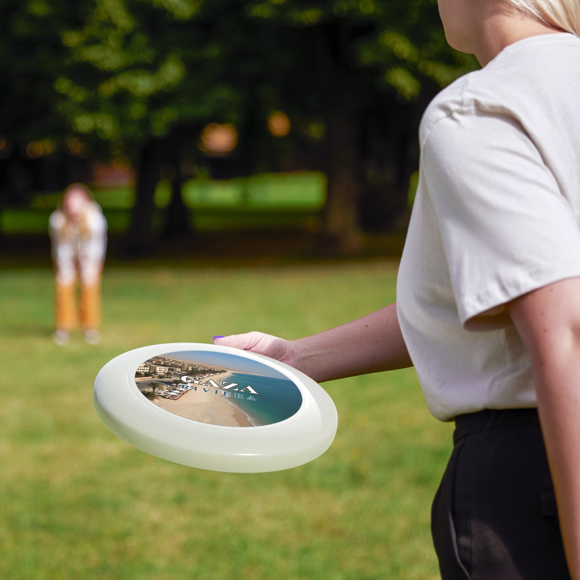 Gaza Riviera Resort Frisbee Printify