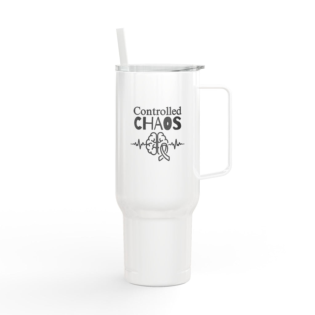 Controlled Chaos 40oz Tumbler – Neurostrong Insulated Travel Mug