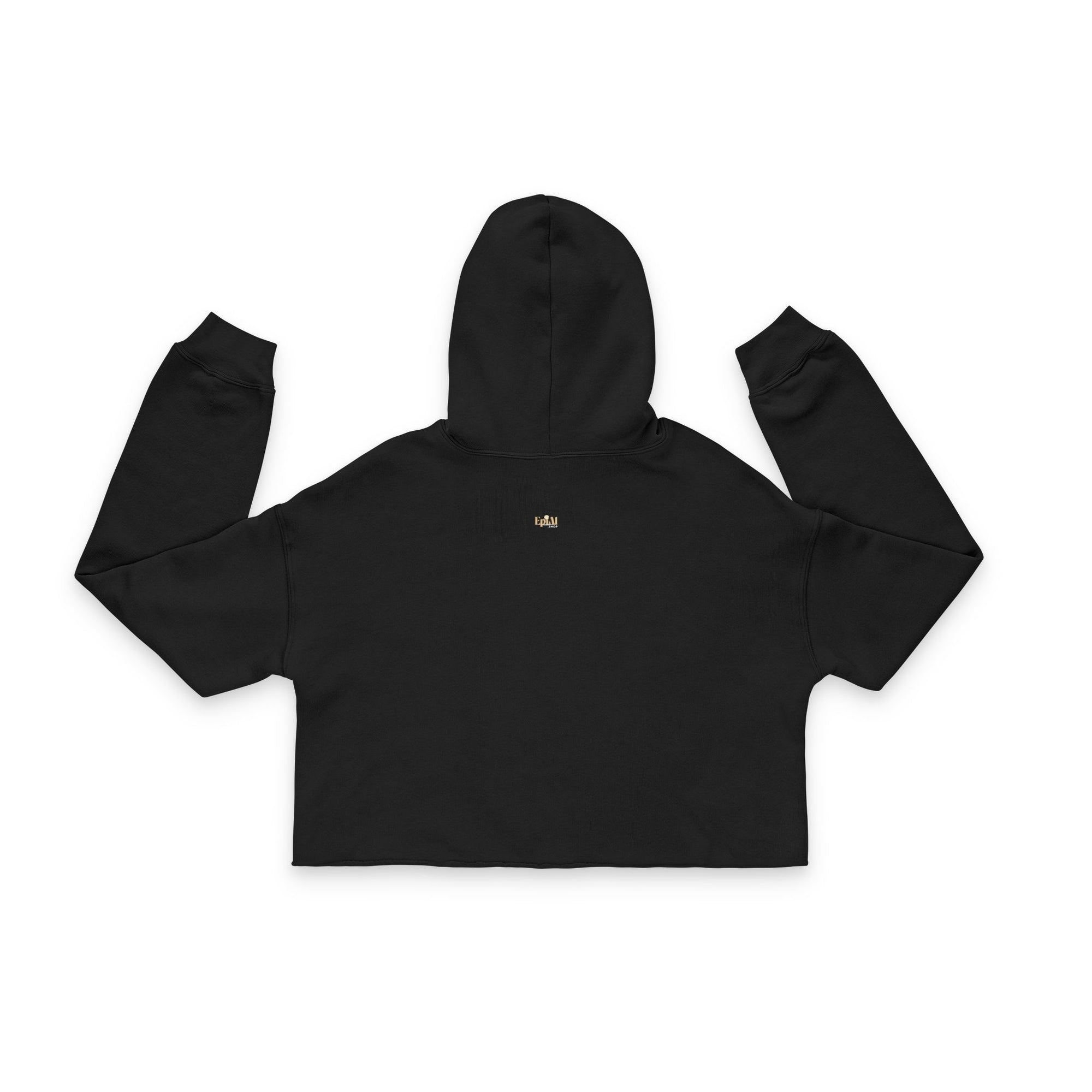 Cat Lady Cropped Hoodie, Cute Casual Wear