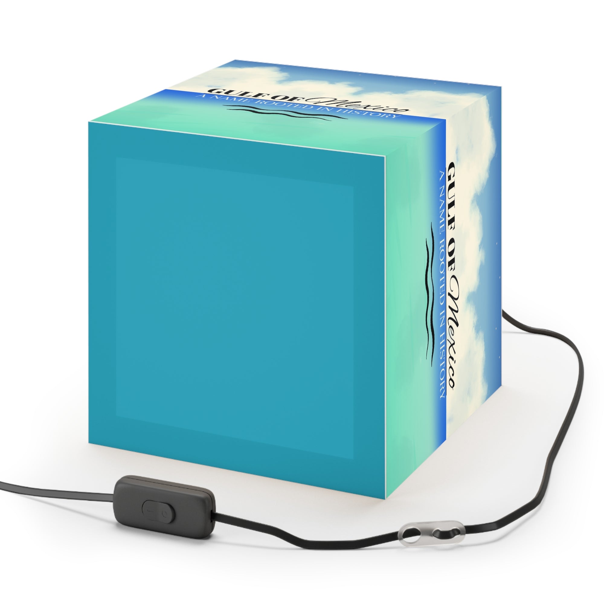 Gulf of Mexico Light Cube Lamp