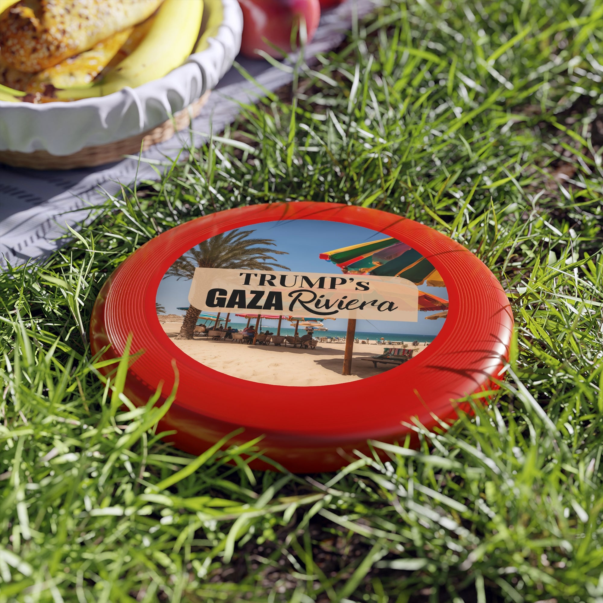 Trump's Gaza Riviera Wham-O Frisbee