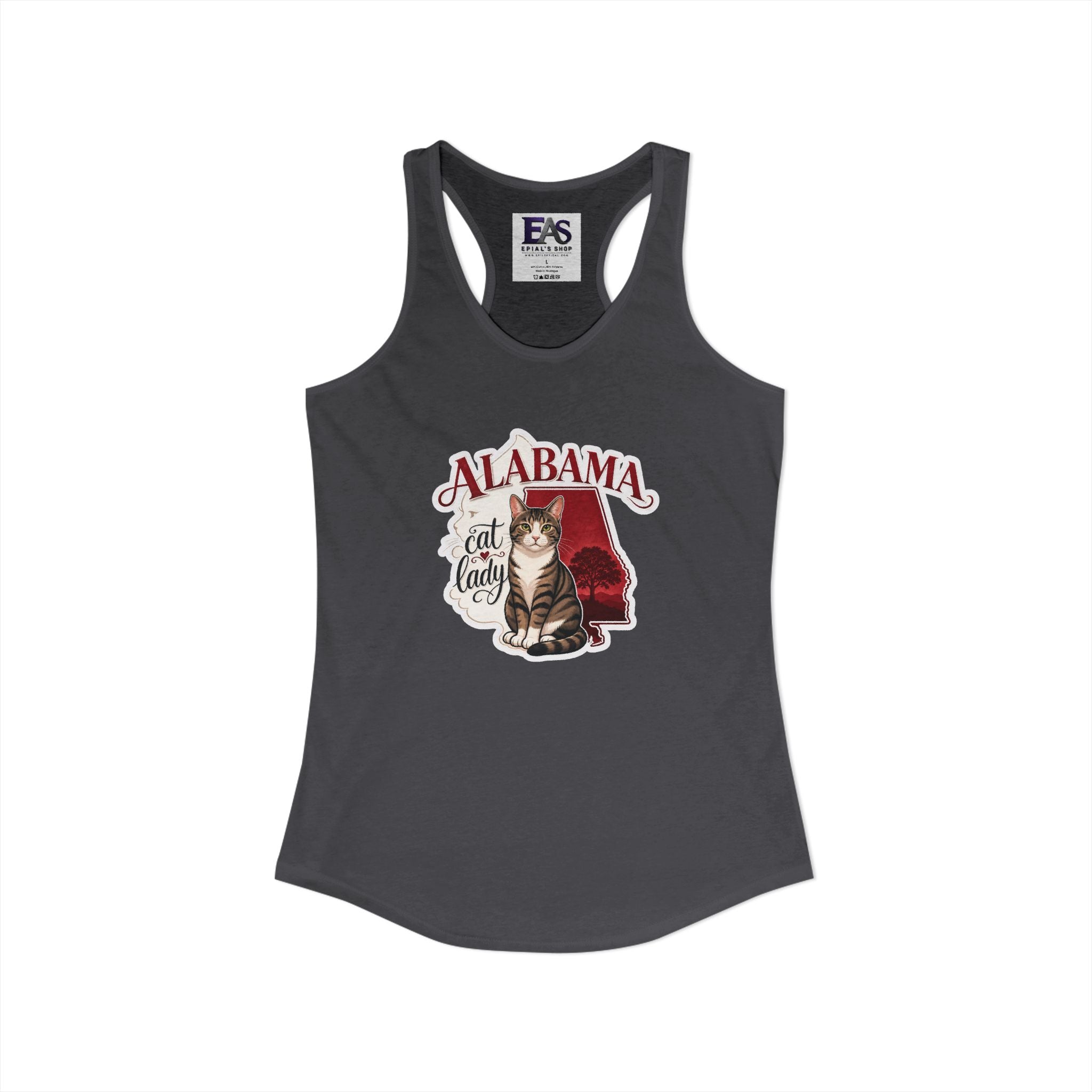 Alabama Cat Lady Women’s Racerback Tank Top