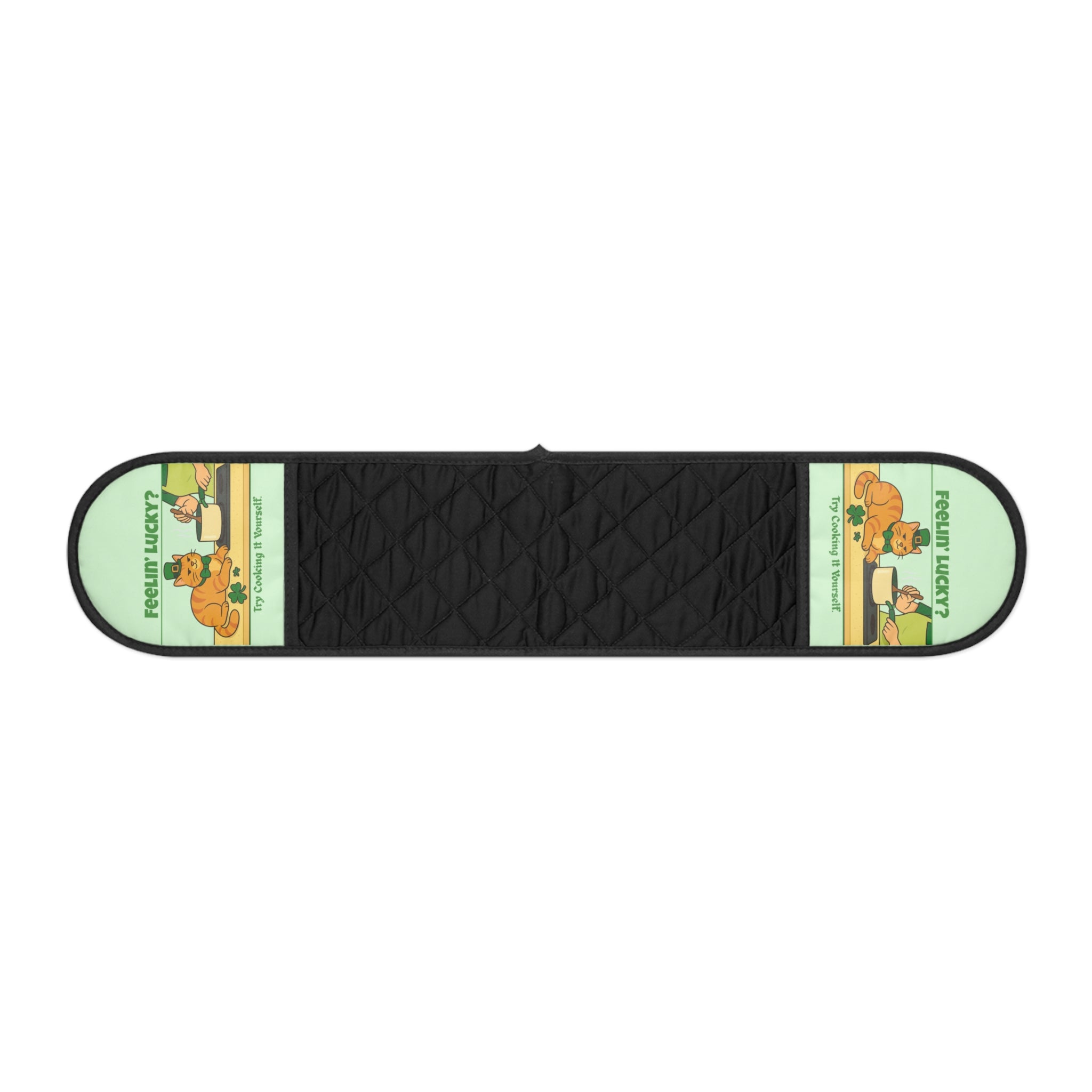 Feelin’ Lucky? – St. Patrick’s Day Cat Kitchen Oven Mitts