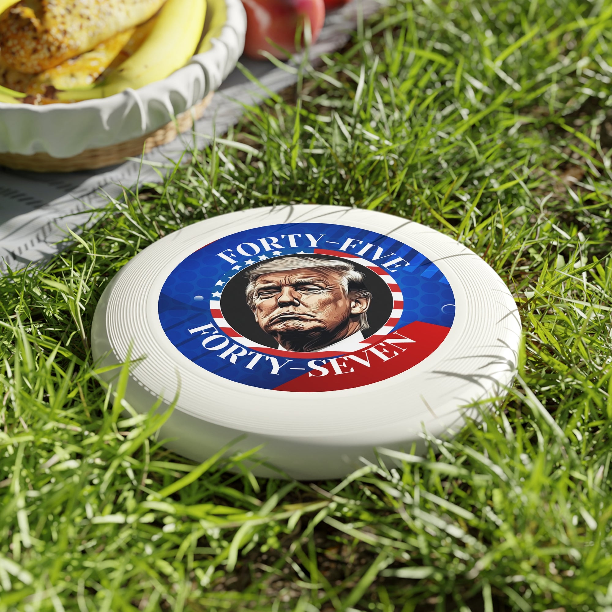 Trump 45 47 Frisbee - Fun Outdoor Game