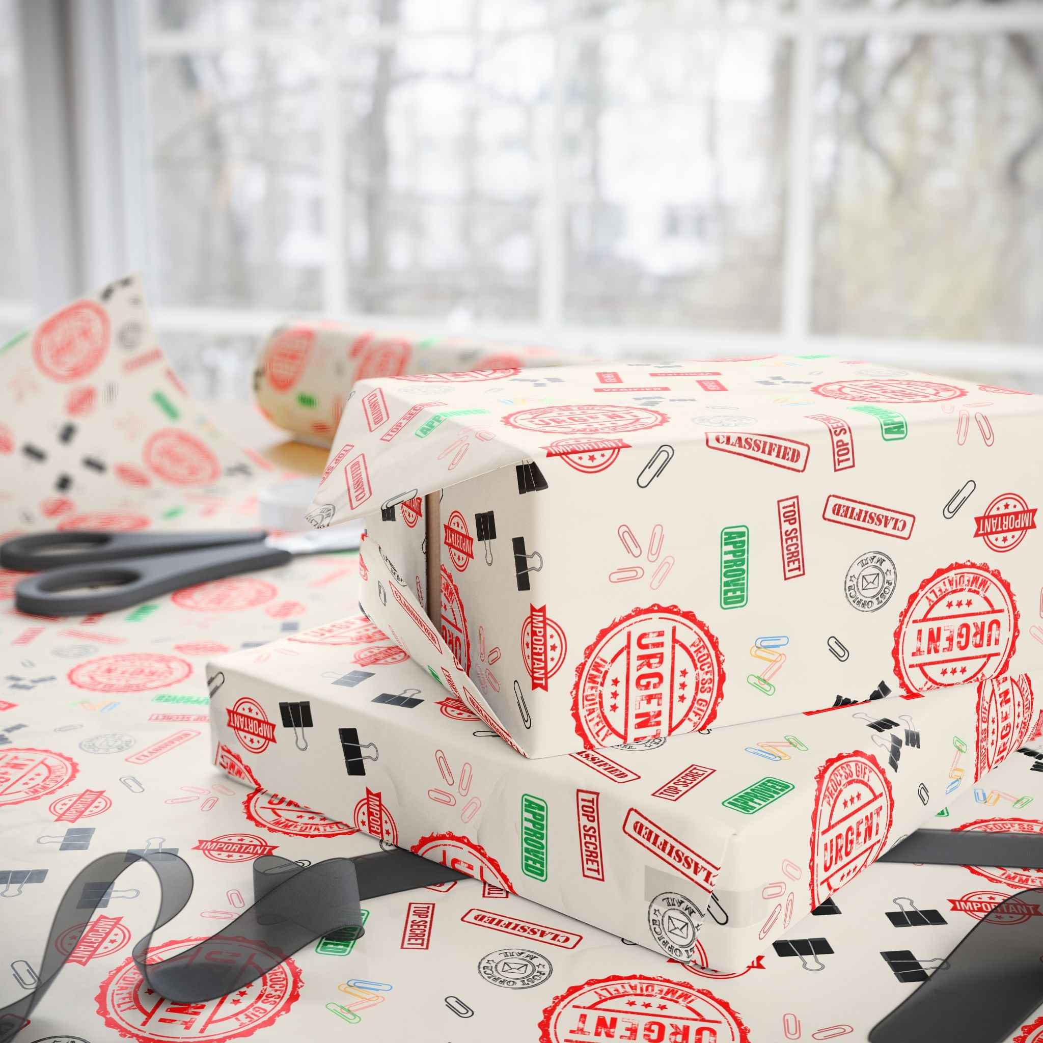 Red Tape Gift Wrap – Political Parody All-Purpose Wrapping Paper