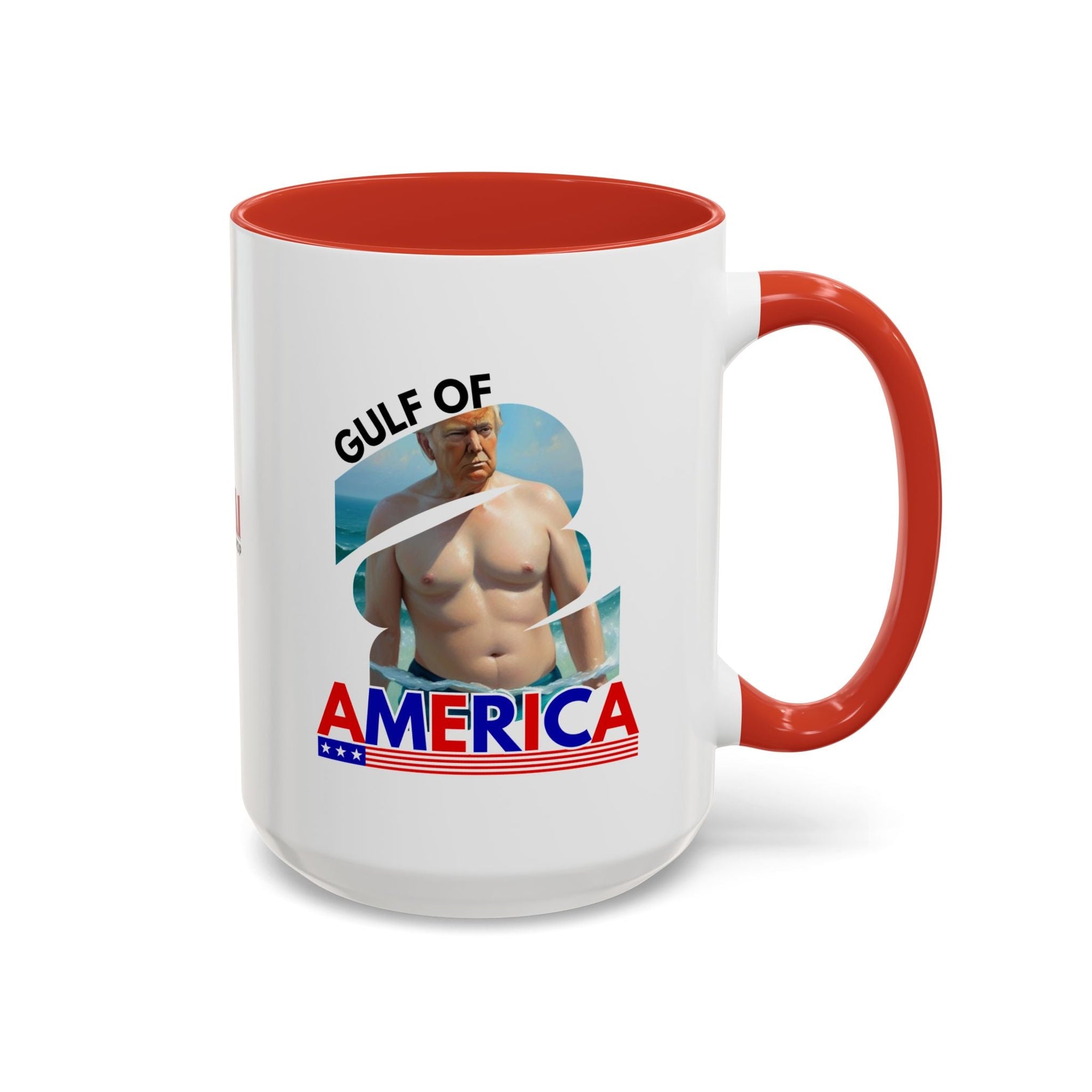 Trump's Gulf of America Accent Coffee Mug Printify