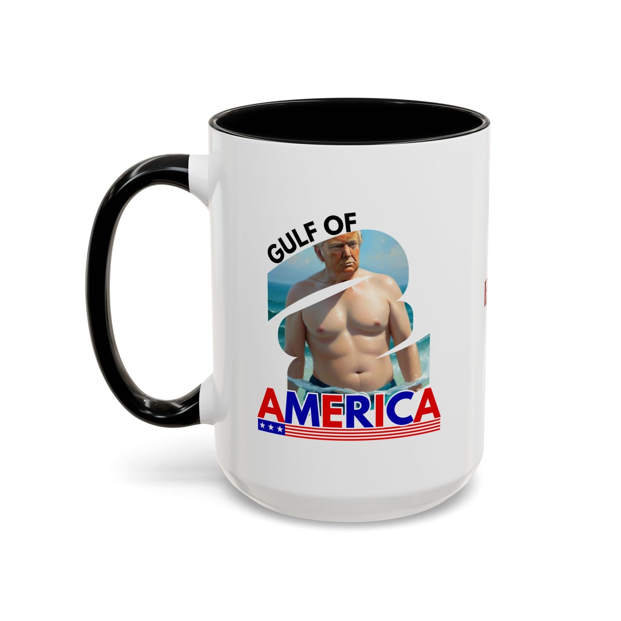 Trump's Gulf of America Accent Coffee Mug Printify