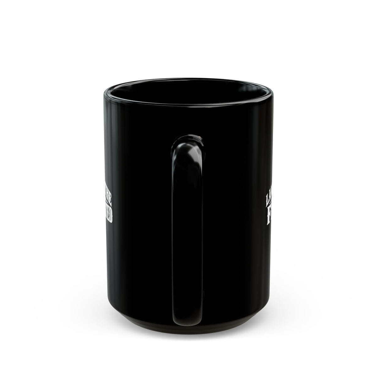 Home of the Opinionated Black Ceramic Mug | Funny Political Humor Coffee Cup | 11 oz & 15 oz