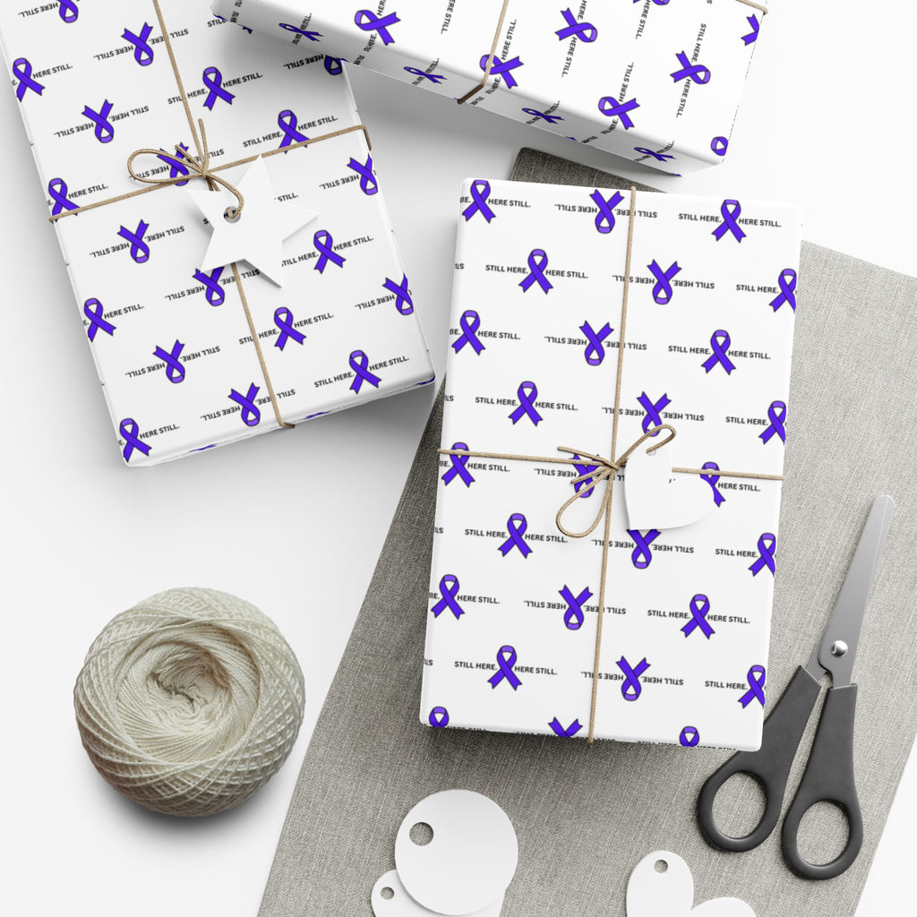 Still Here. Here Still. Gift Wrap Paper (Epilepsy Awareness)